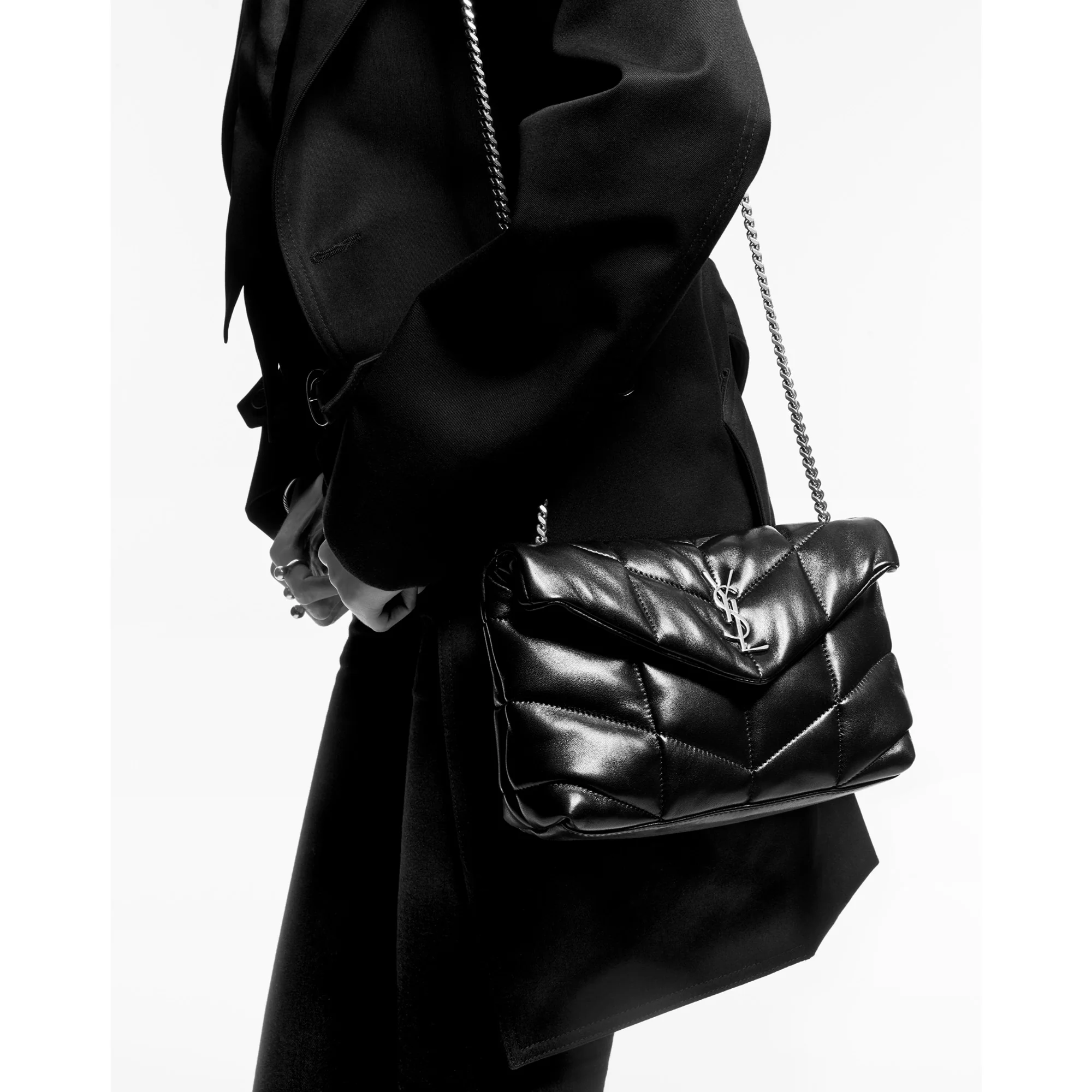 Toy Puffer Chain Bag - Nero - Image 6