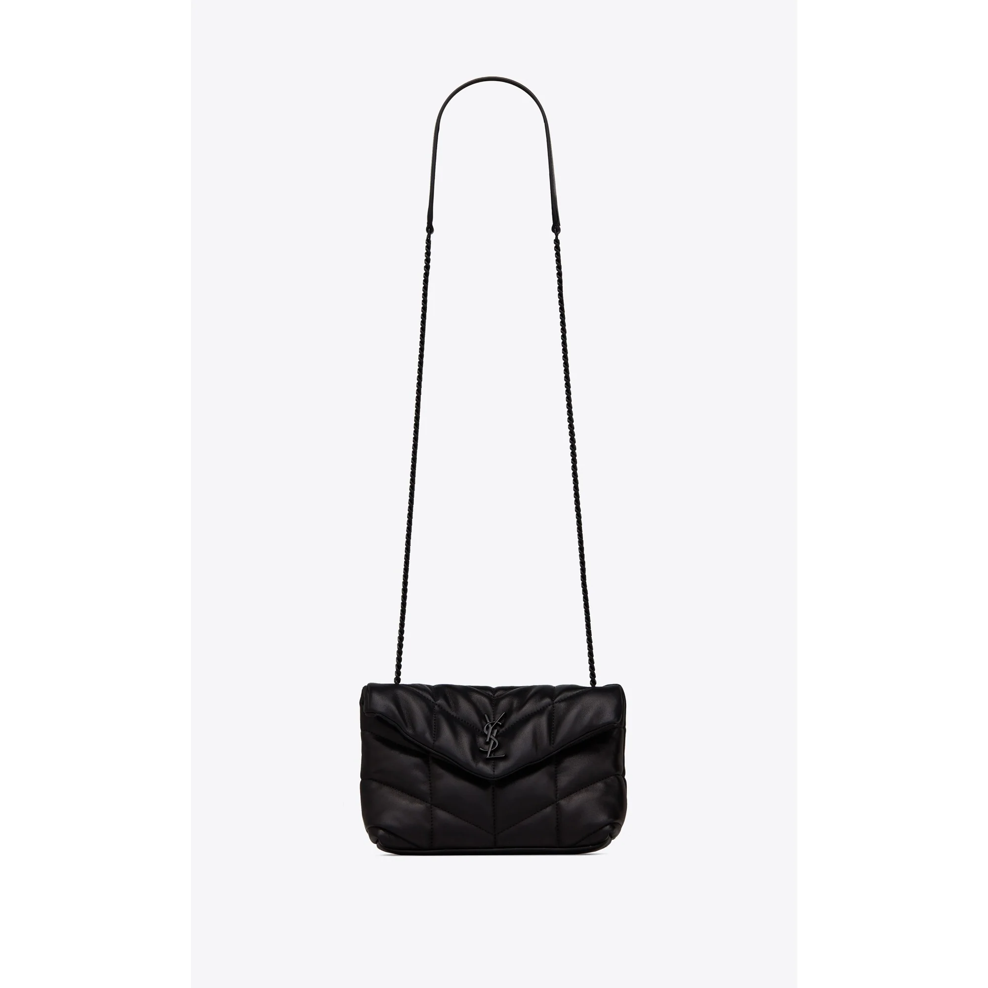 Toy Puffer Chain Bag - Nero