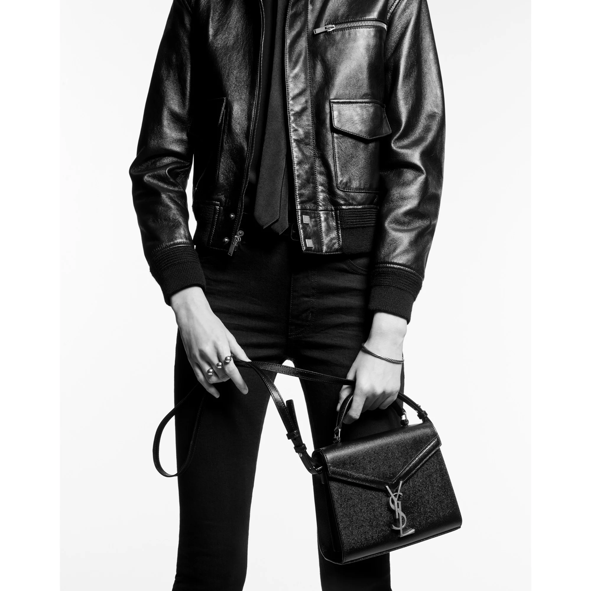 Mini Cassandra Top Handle - Nero - Image 9