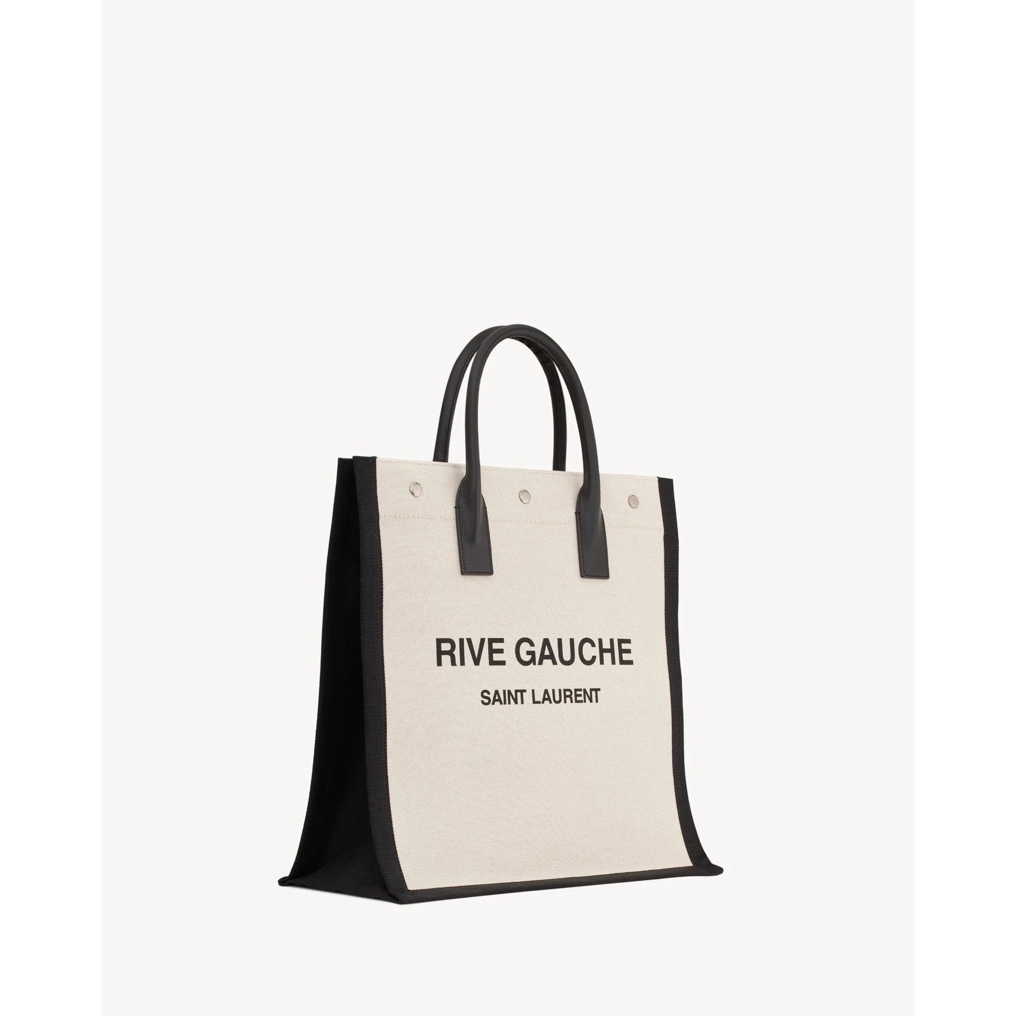 N/S Rive Gauche Tote Bag - Greggio/Nero - Image 4