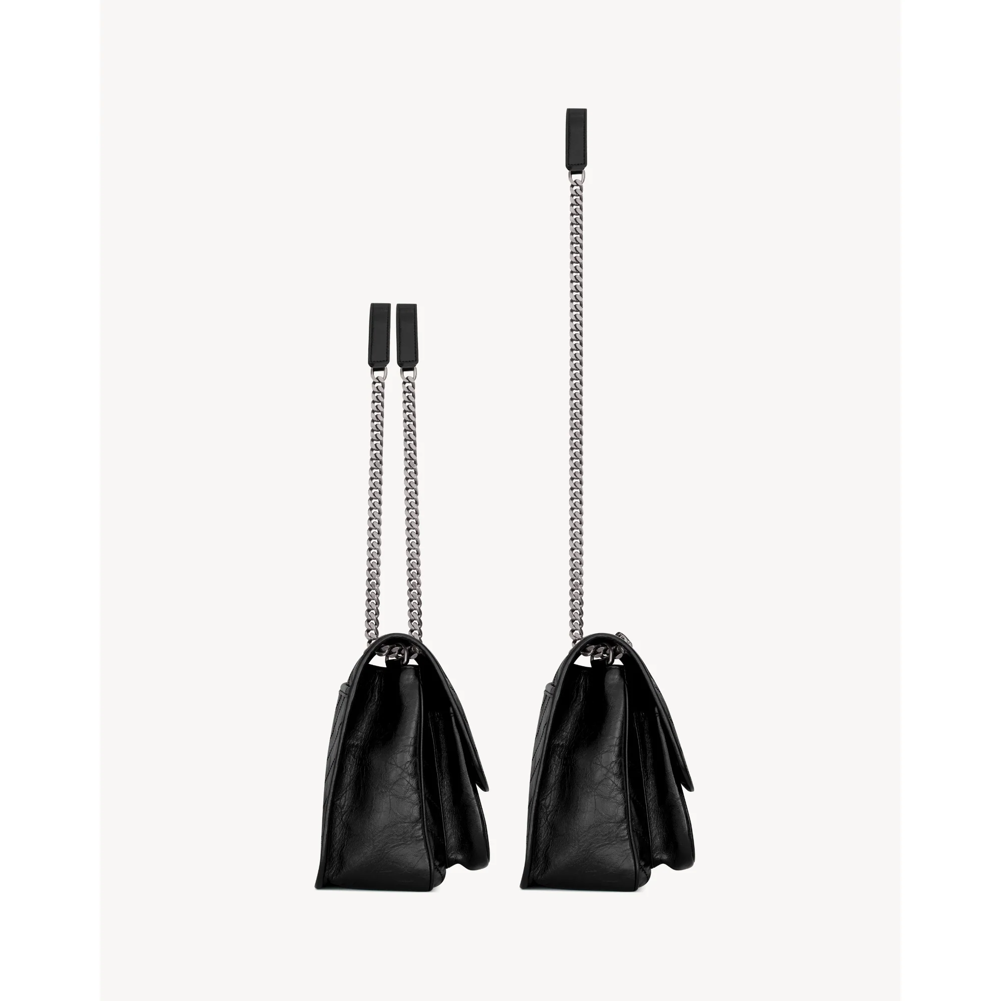 Medium Niki Chain Bag - Nero - Image 3