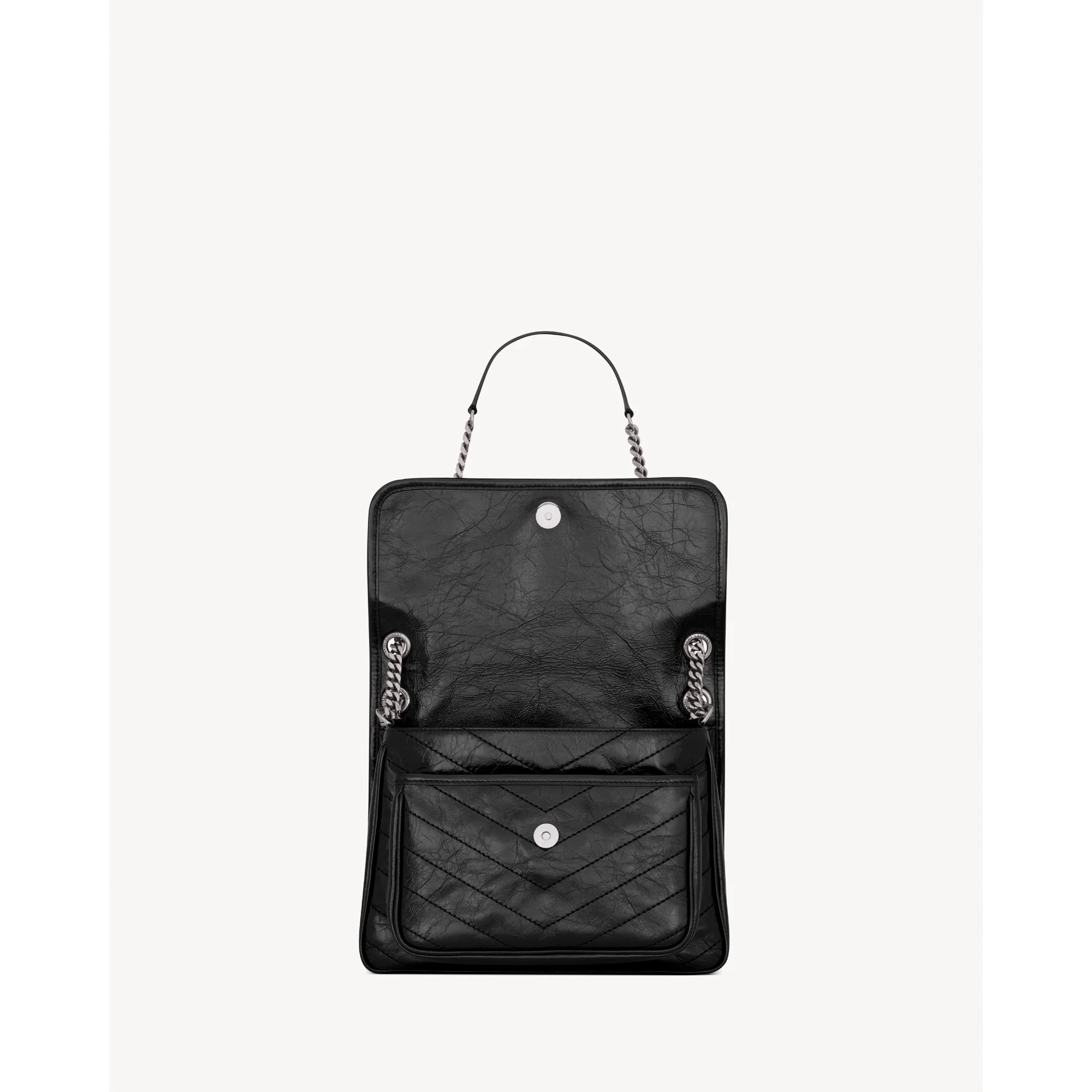 Medium Niki Chain Bag - Nero - Image 4