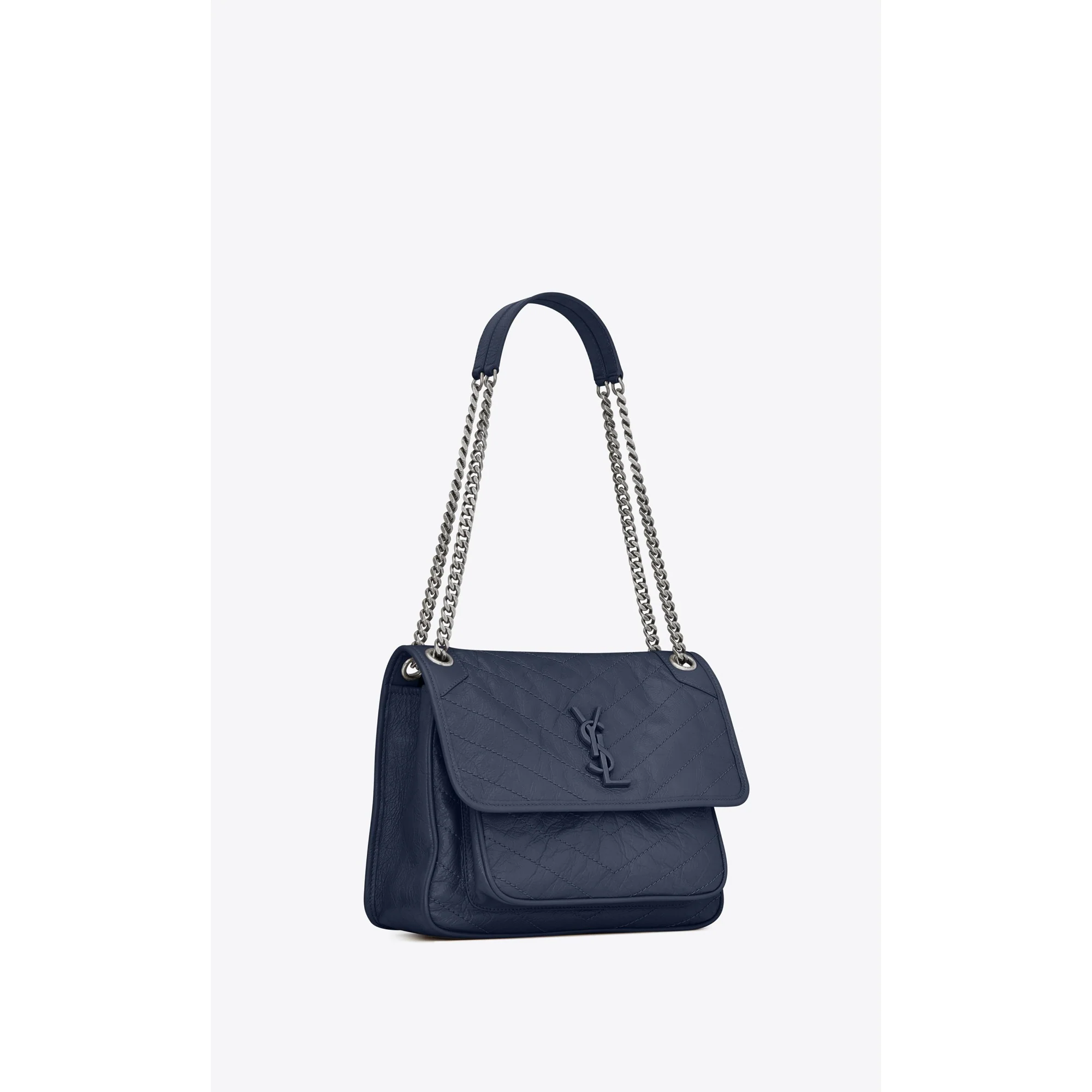 Medium Niki Chain Bag - Deep Marine - Image 5