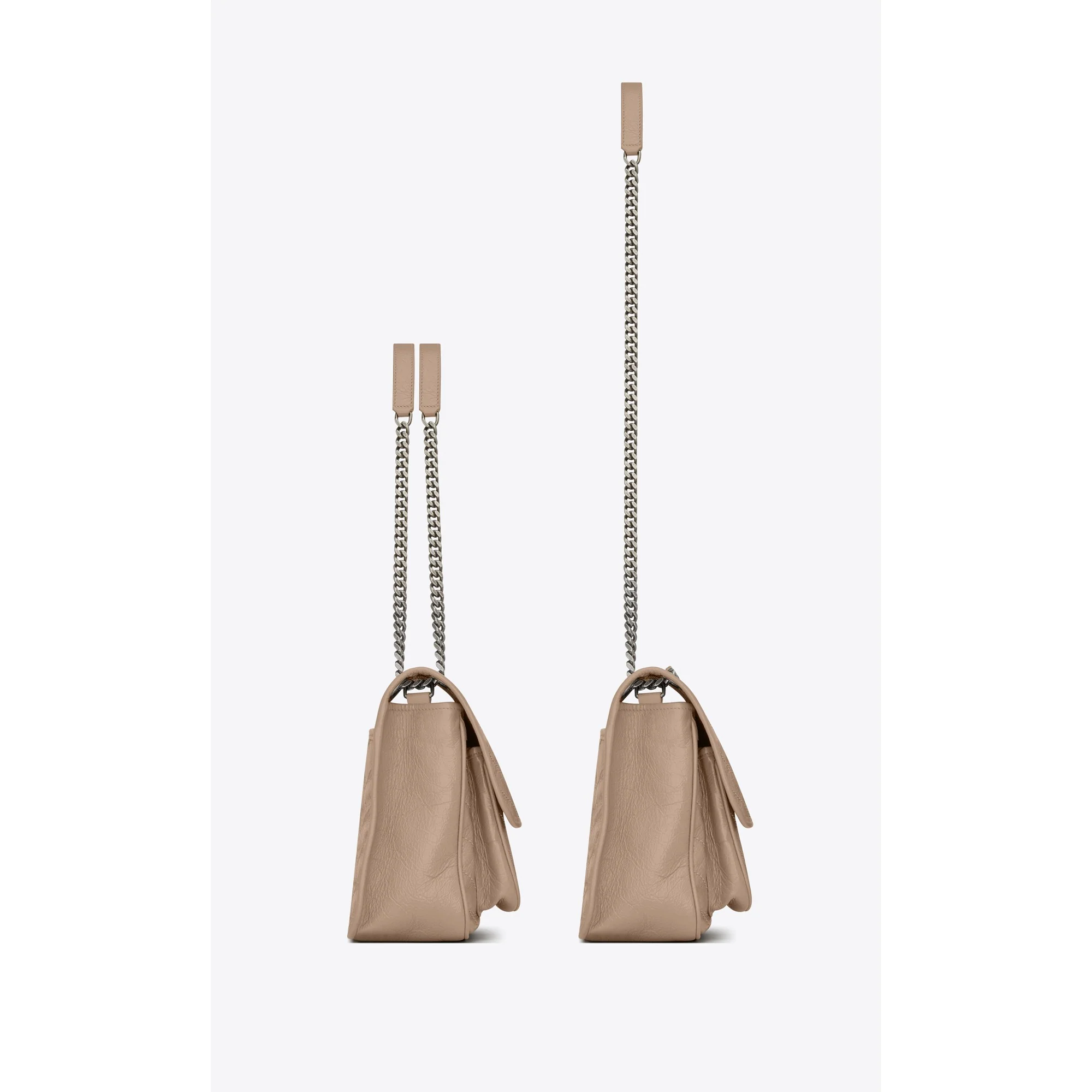 Medium Niki Chain Bag - Gold Sand - Image 3