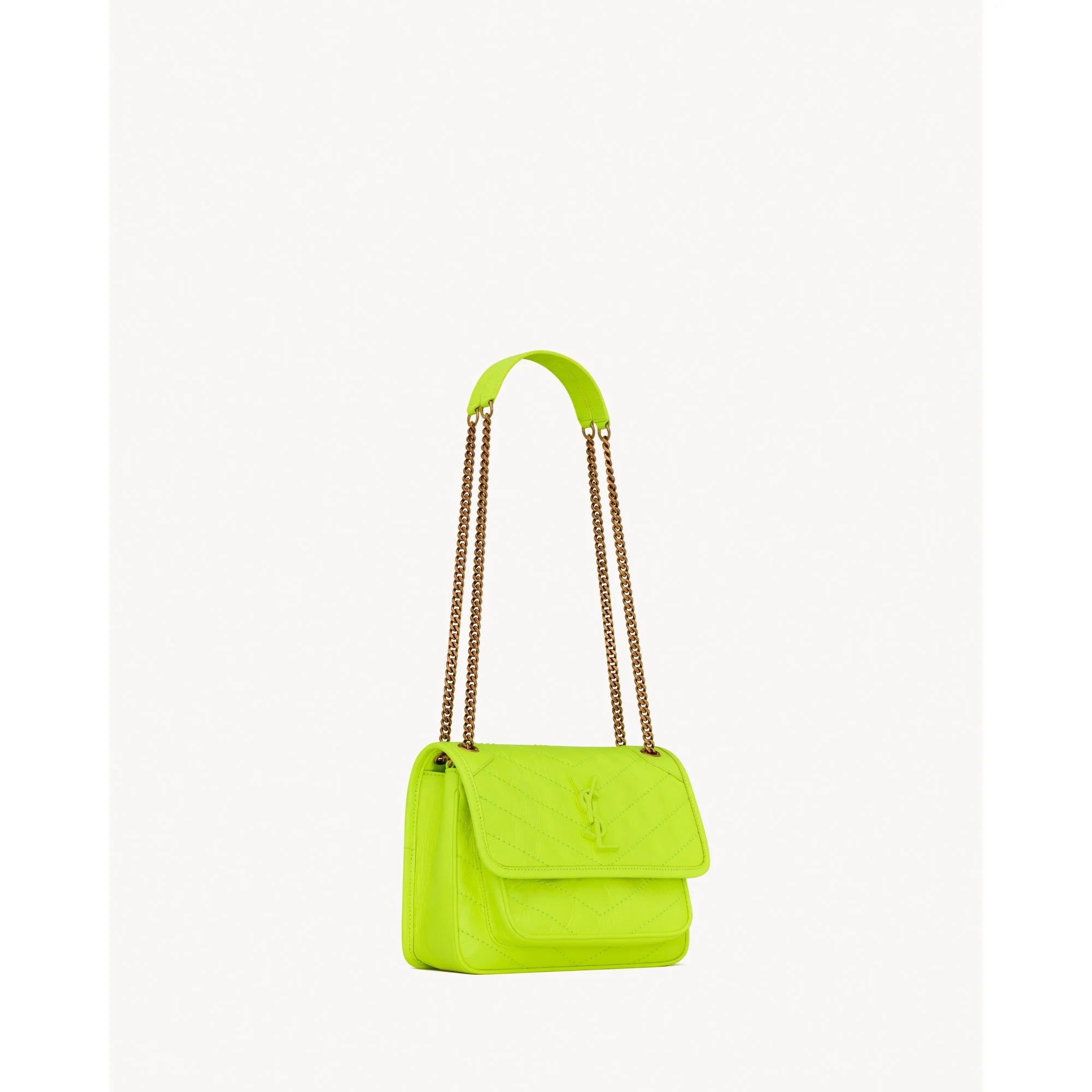 Baby Niki Chain Bag - Safety Yellow - Image 5