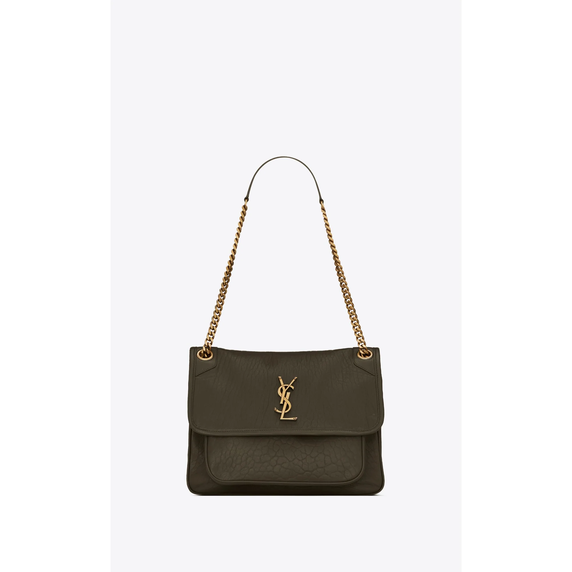 Medium Niki Chain Bag - Light Musk