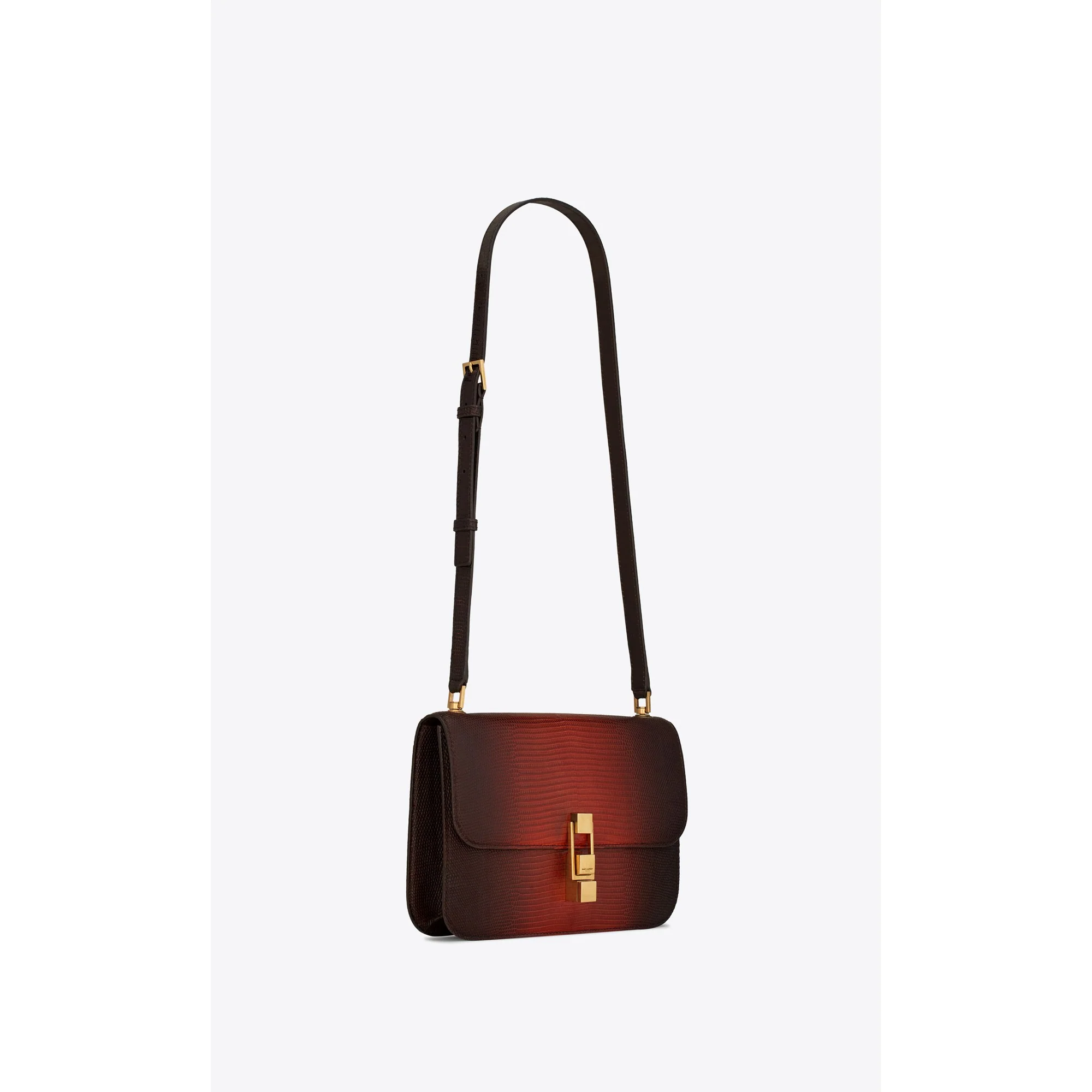 Le Carre Satchel - Dark Brown/Brown Red - Image 5