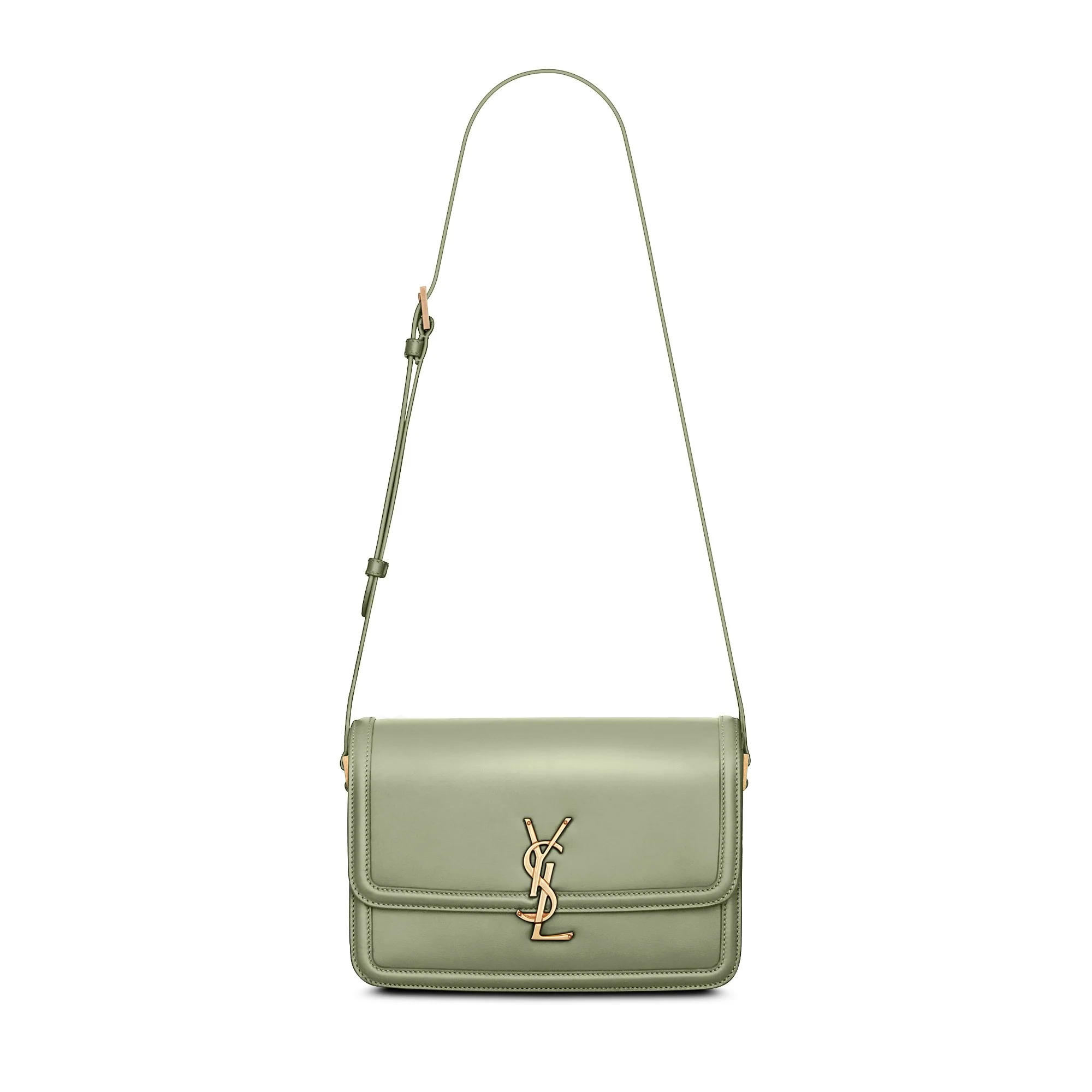 Medium Solferino Satchel - Light Pistache