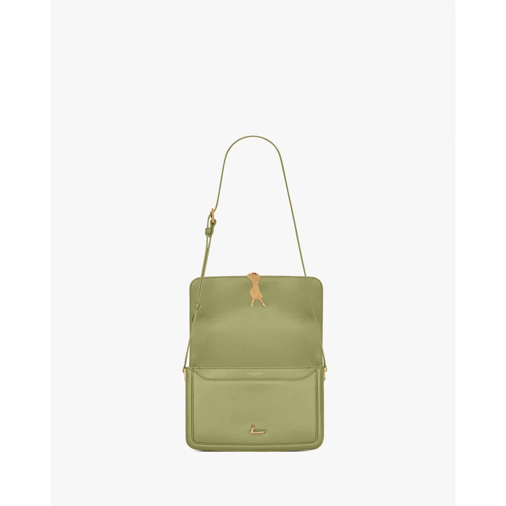 Medium Solferino Satchel - Light Pistache - Image 4
