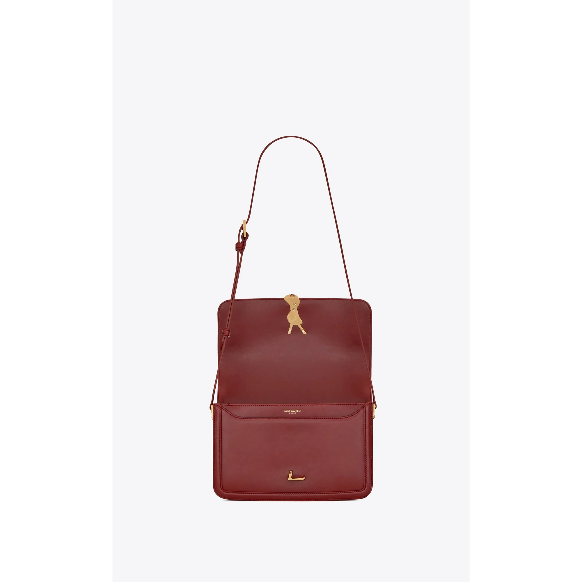 Medium Solferino Satchel - Opyum Red - Image 4
