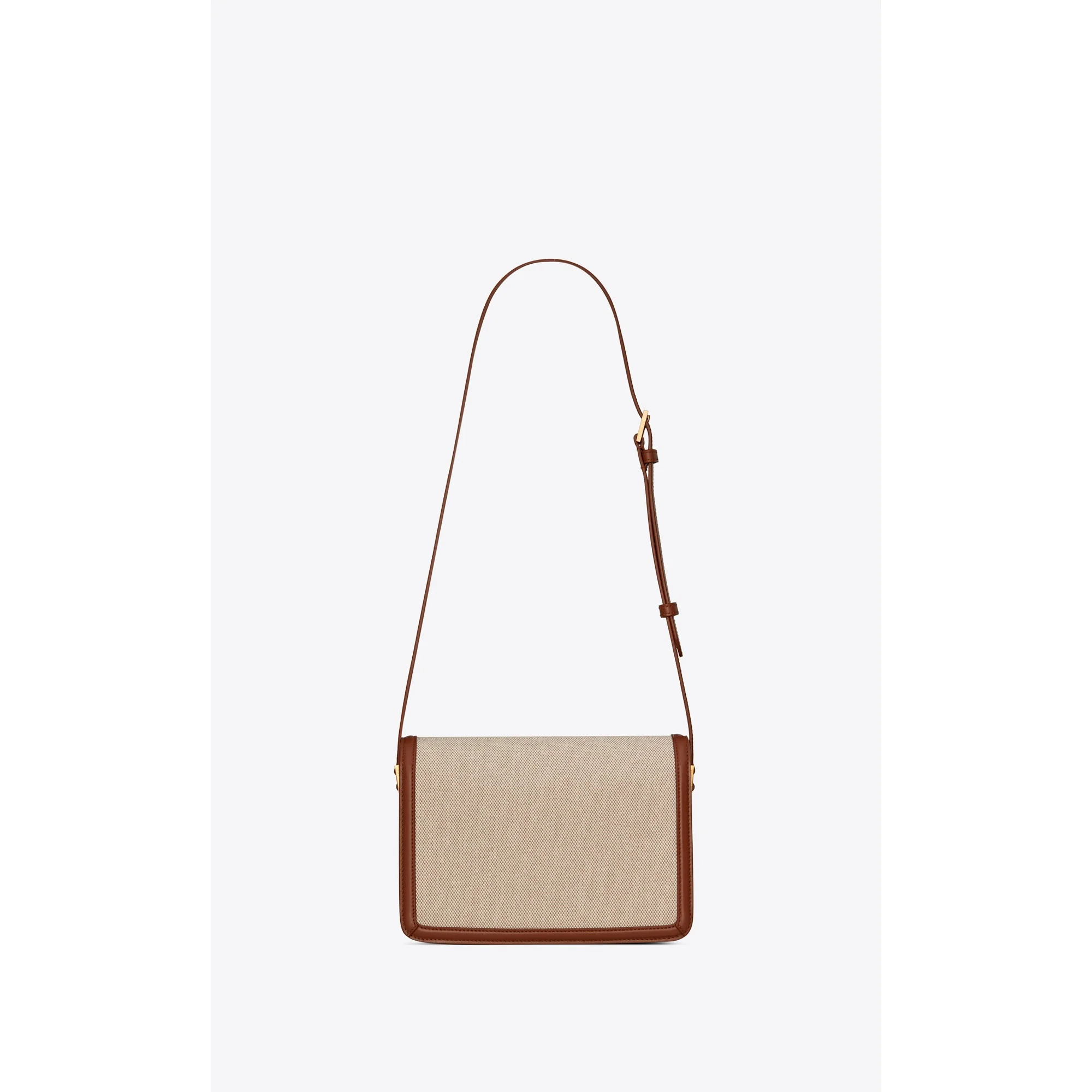 Medium Solferino Satchel - Beige/Brick - Image 2