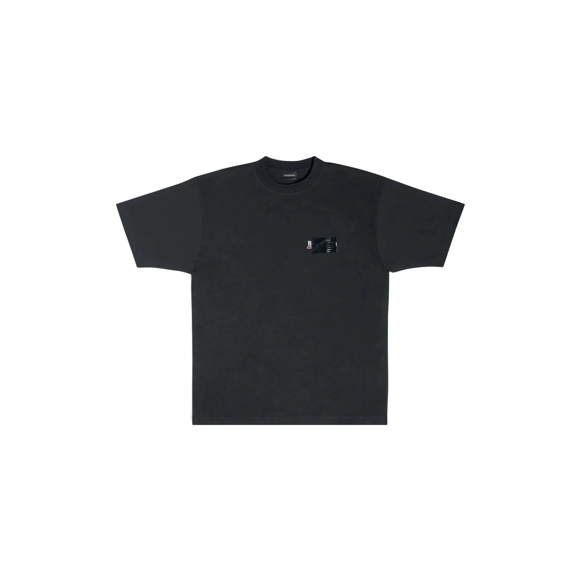 Large Fit T-Shirt - Black/White/Red