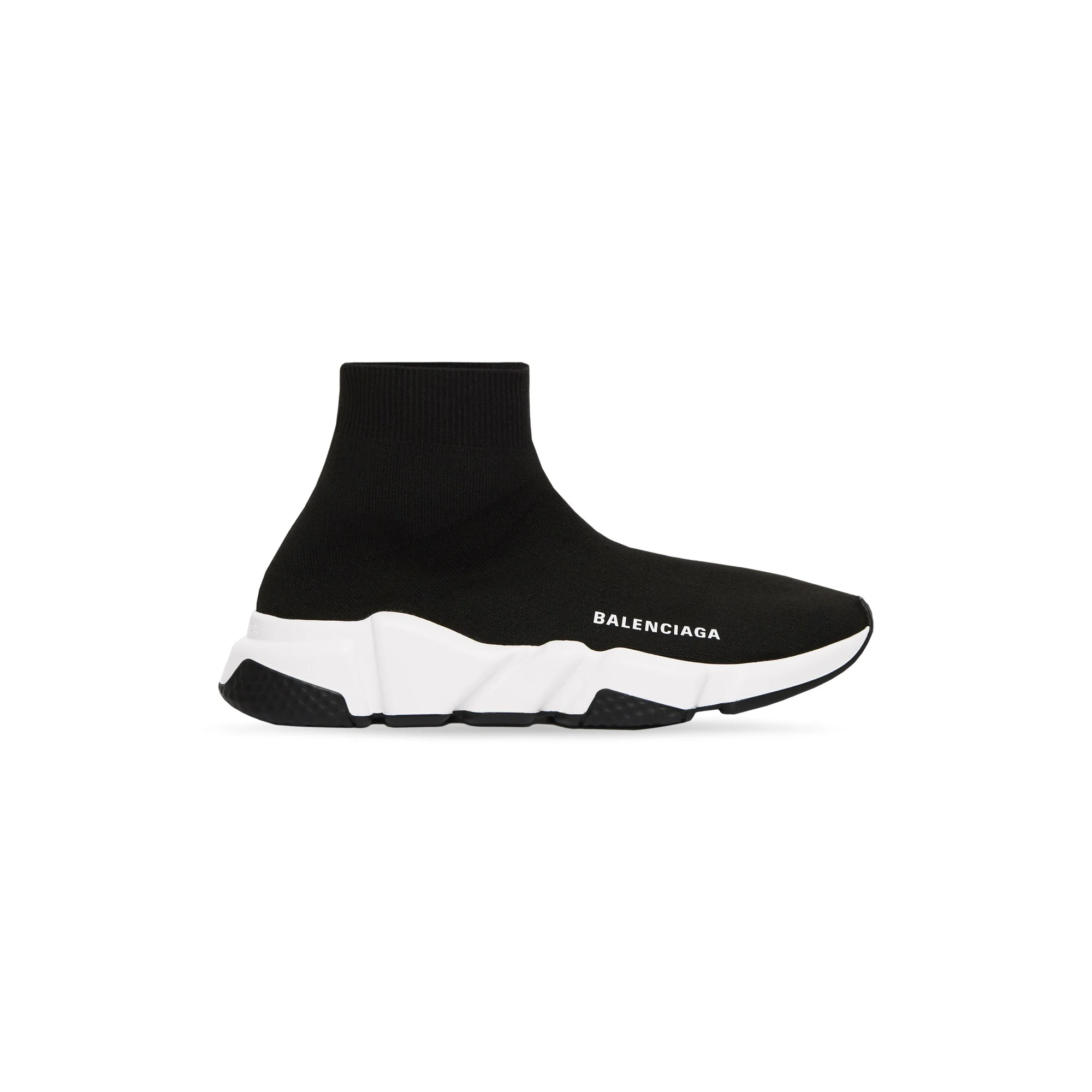 Speed Lt Recycled Knit Bicolor Sole Merch - Black/White/Black