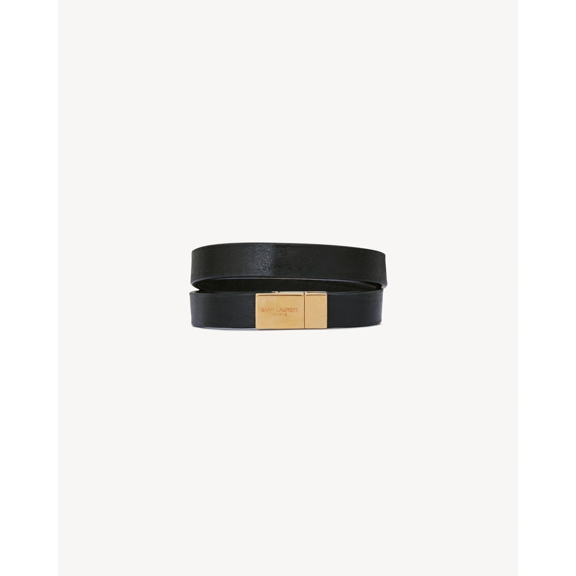 YSL Double Wrap Bracelet - Nero - Image 4