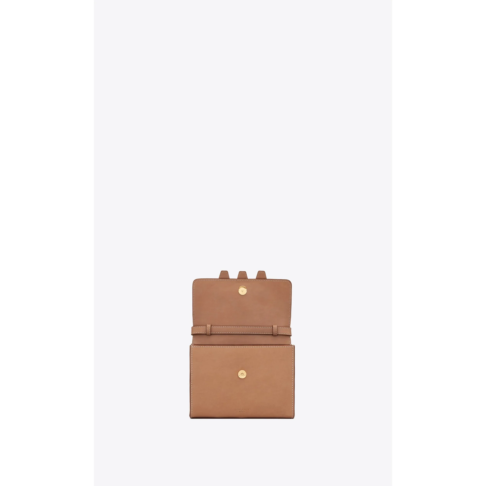 3 Buckles Satchel - Vintage Brown Gold - Image 4