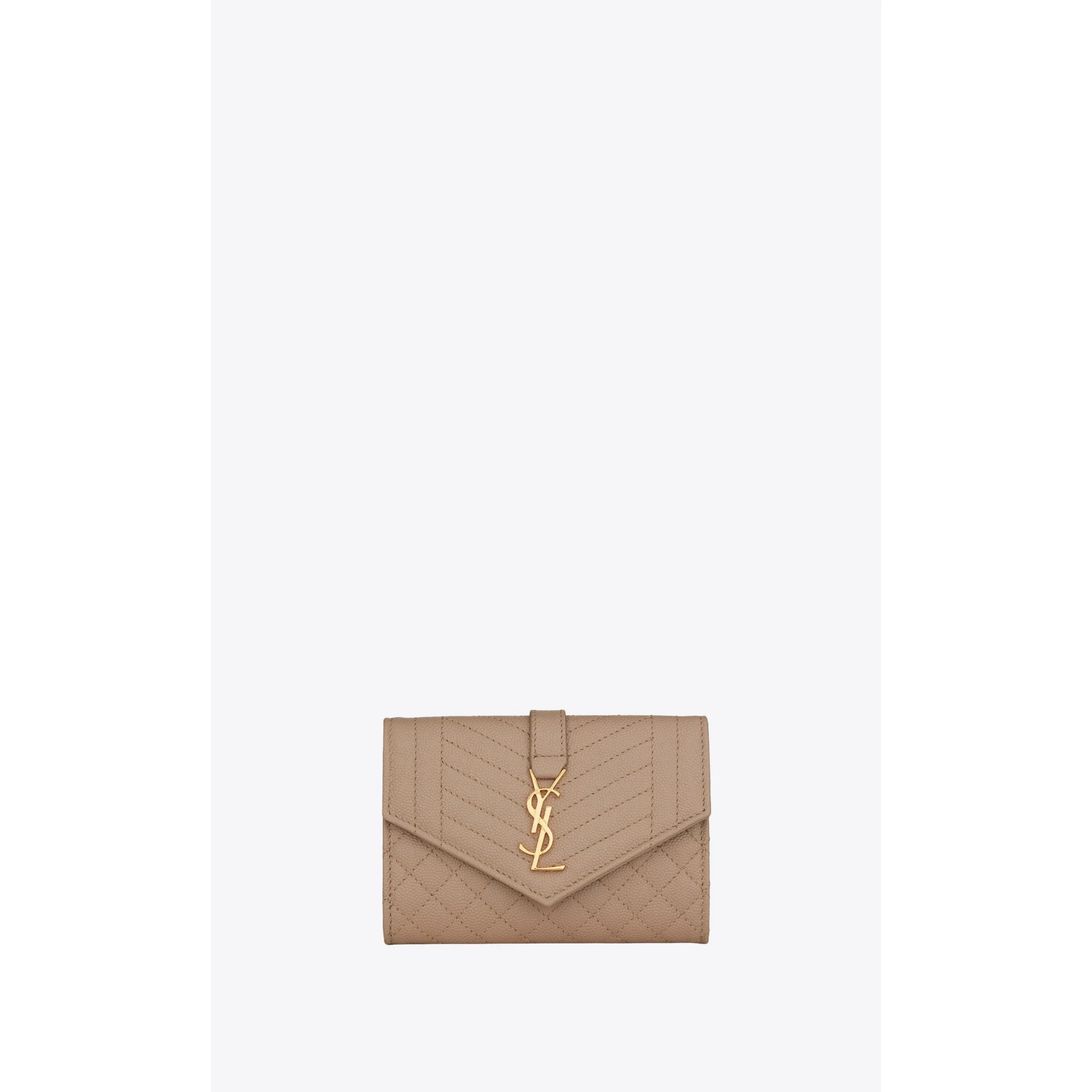 Small Envelope Wallet - Dark Beige