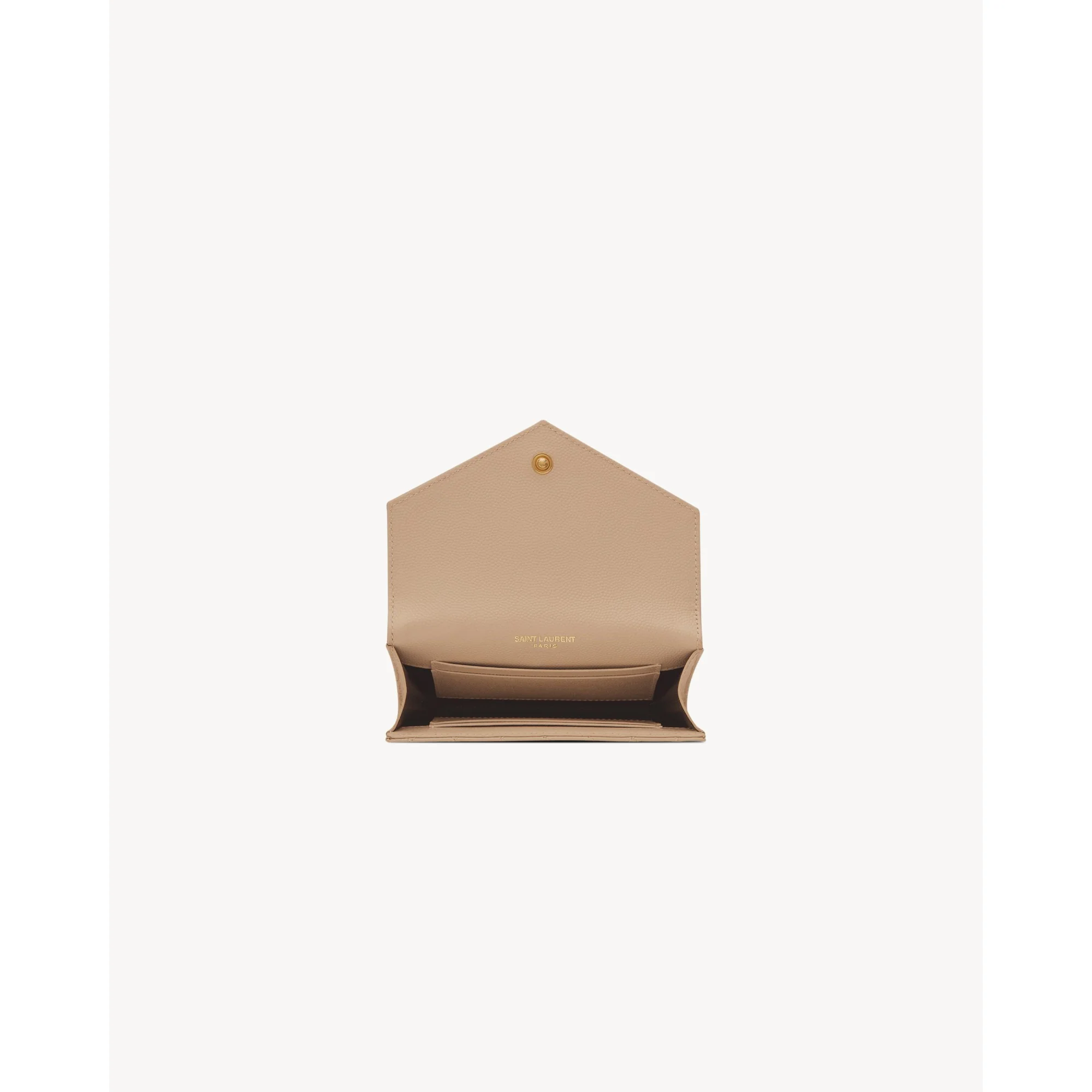 Small Envelope Wallet - Dark Beige - Image 4