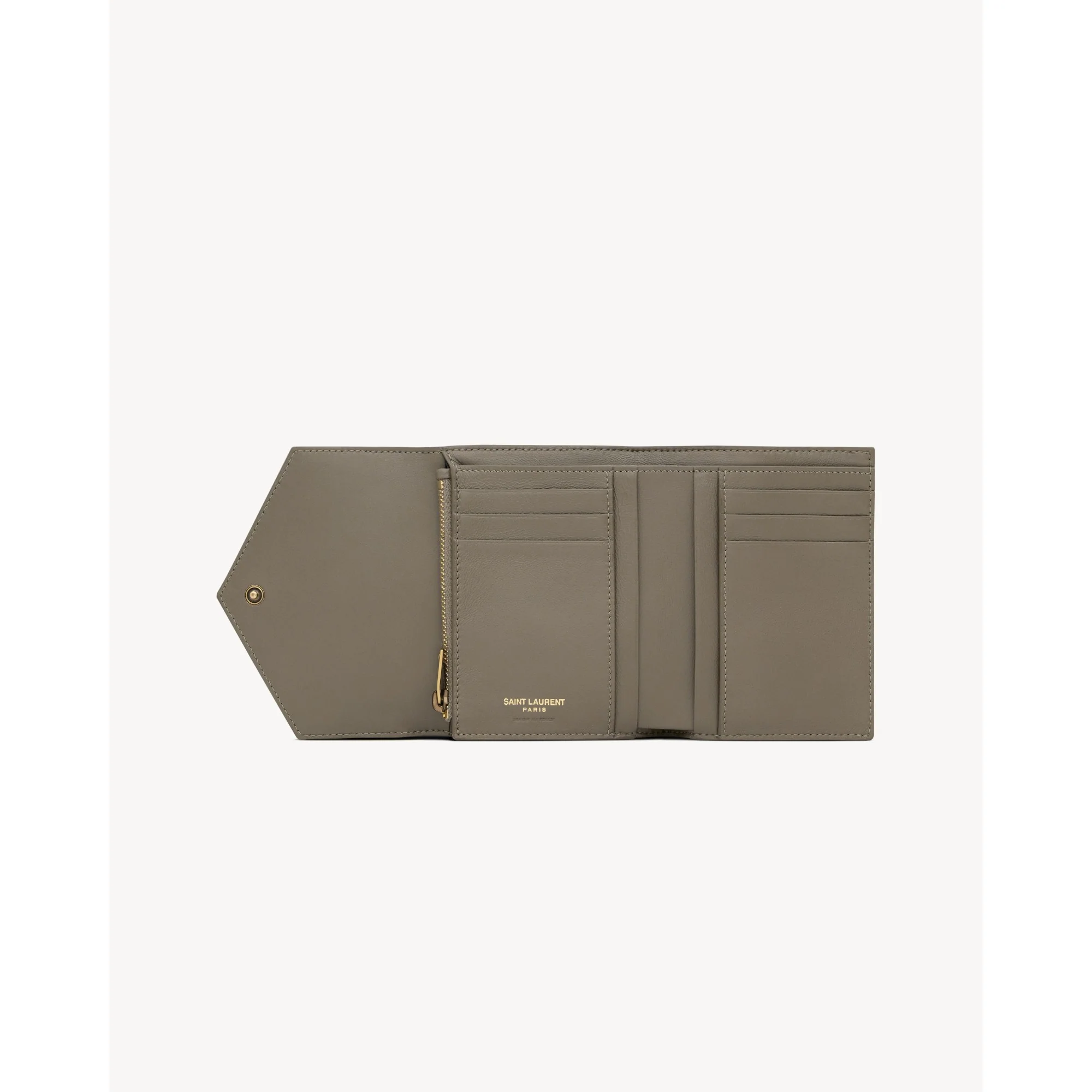 Compact Tri-Fold Wallet - Piombo - Image 4
