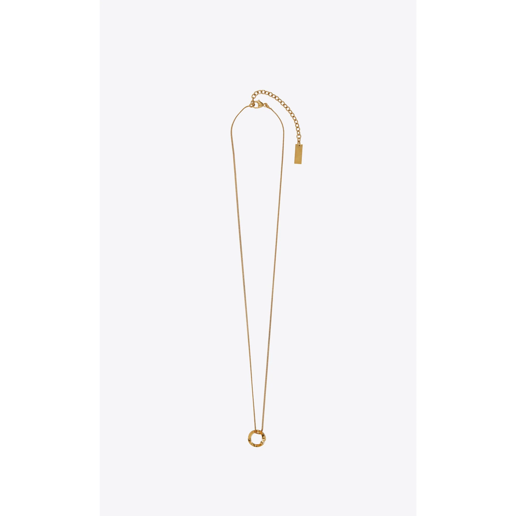 YSL Twist Charm Necklace - Gold
