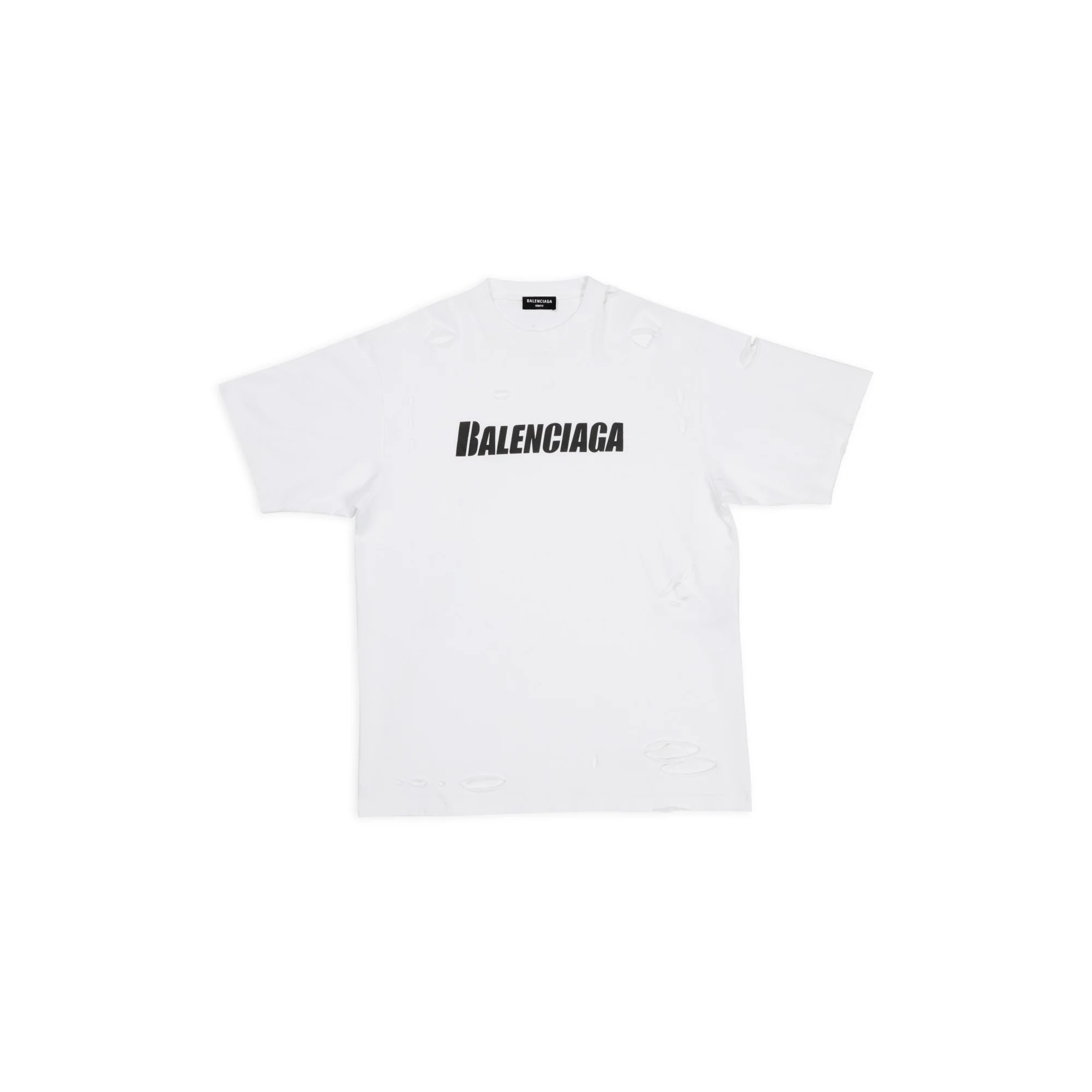 Boxy T-Shirt - White/Black