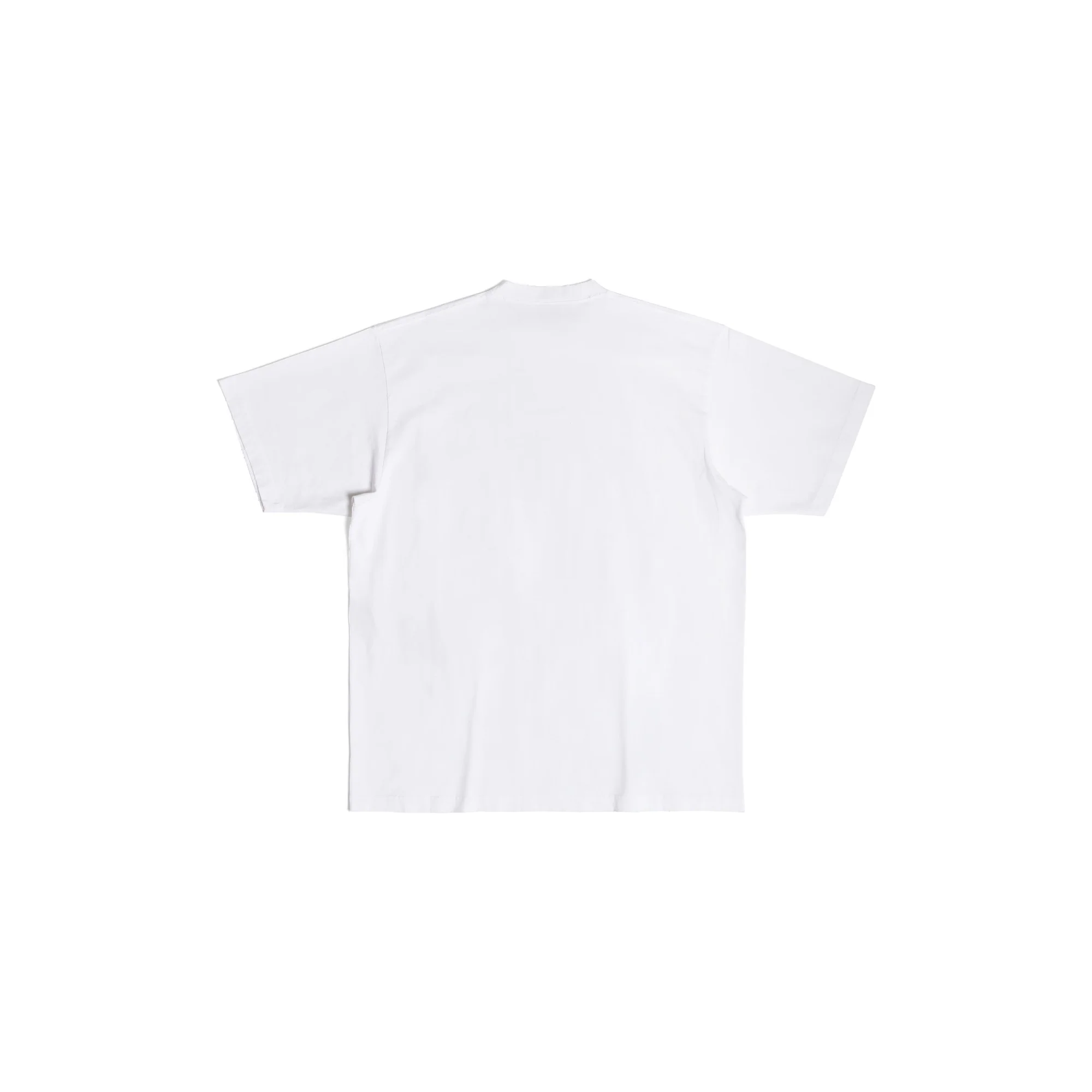 Boxy T-Shirt - White/Black - Image 2