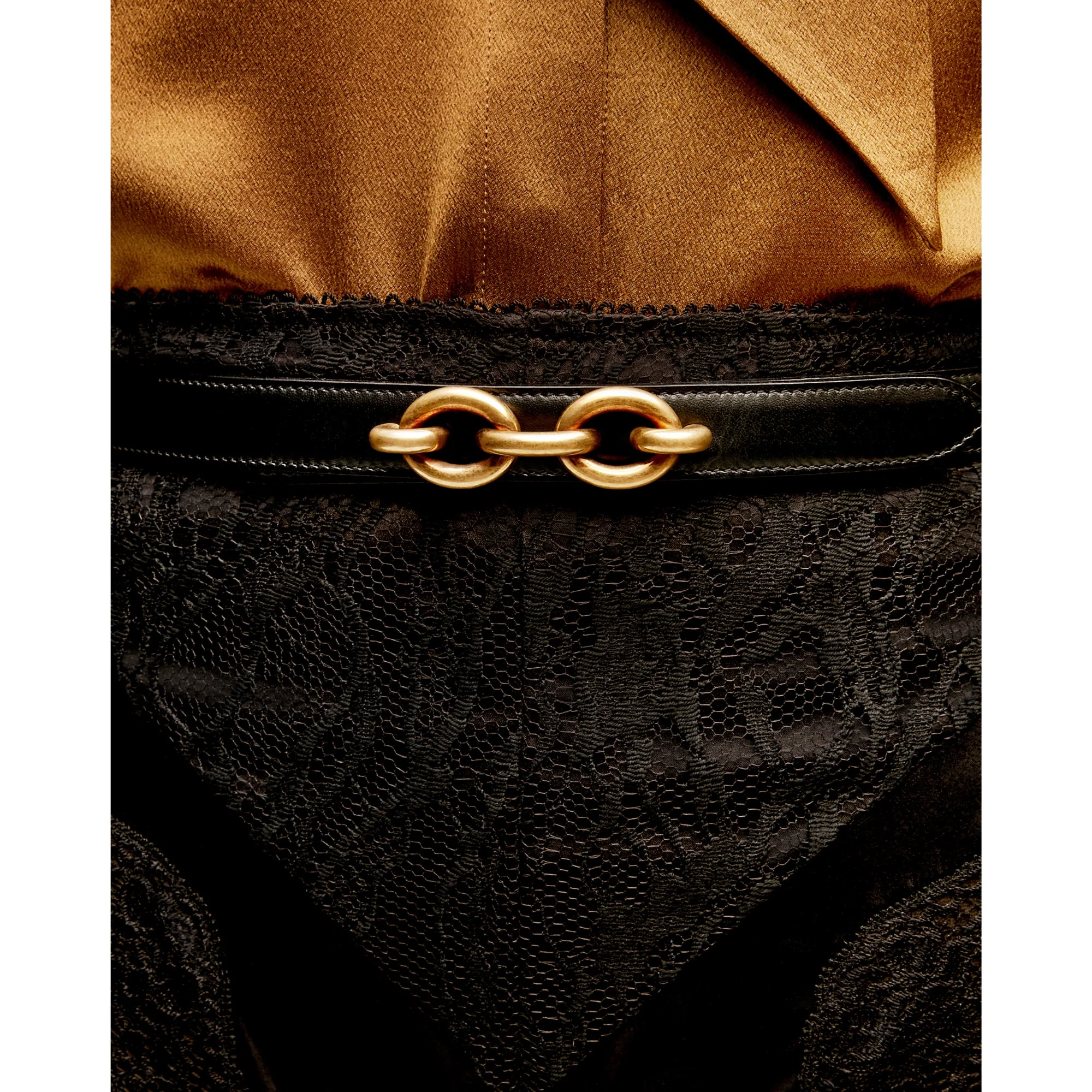 Ceinture Boucle Maillon - Nero - Image 3