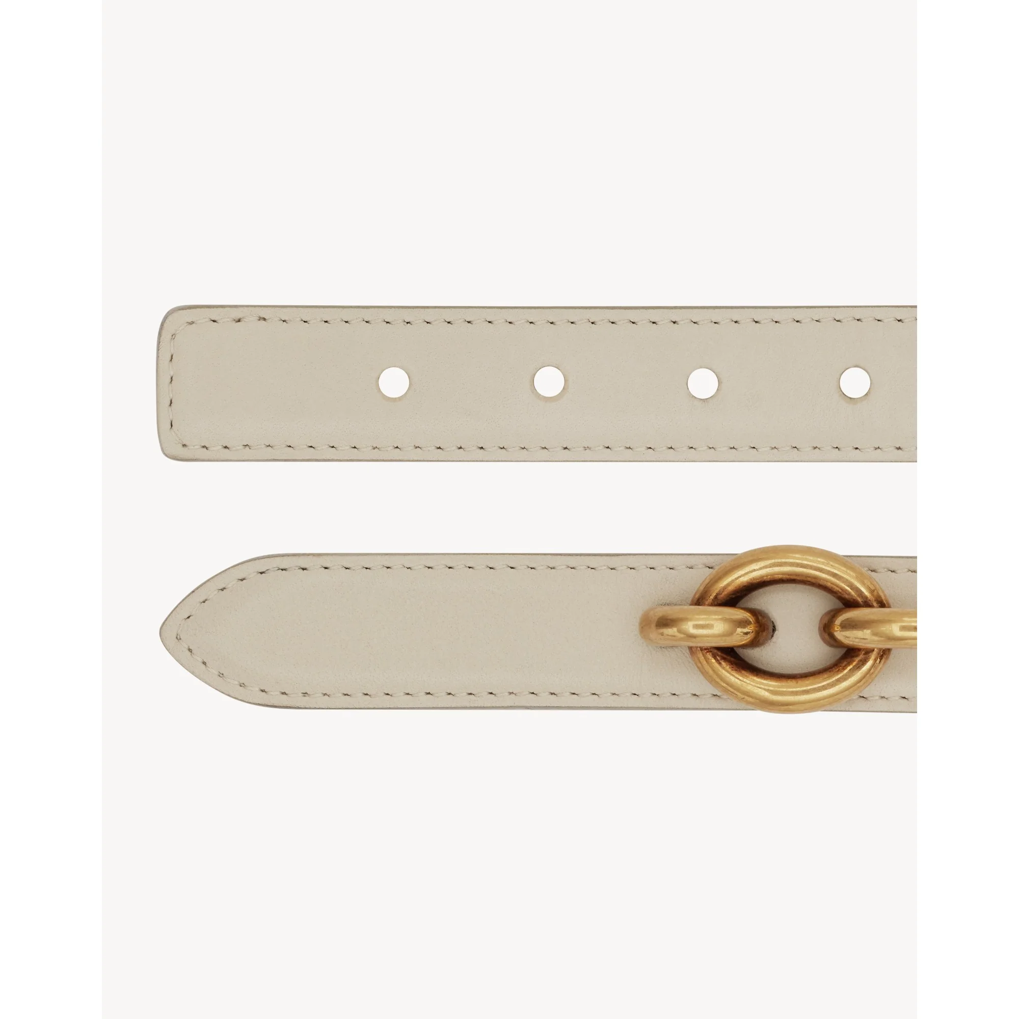 Ceinture Boucle Maillon - Crema Soft - Image 2