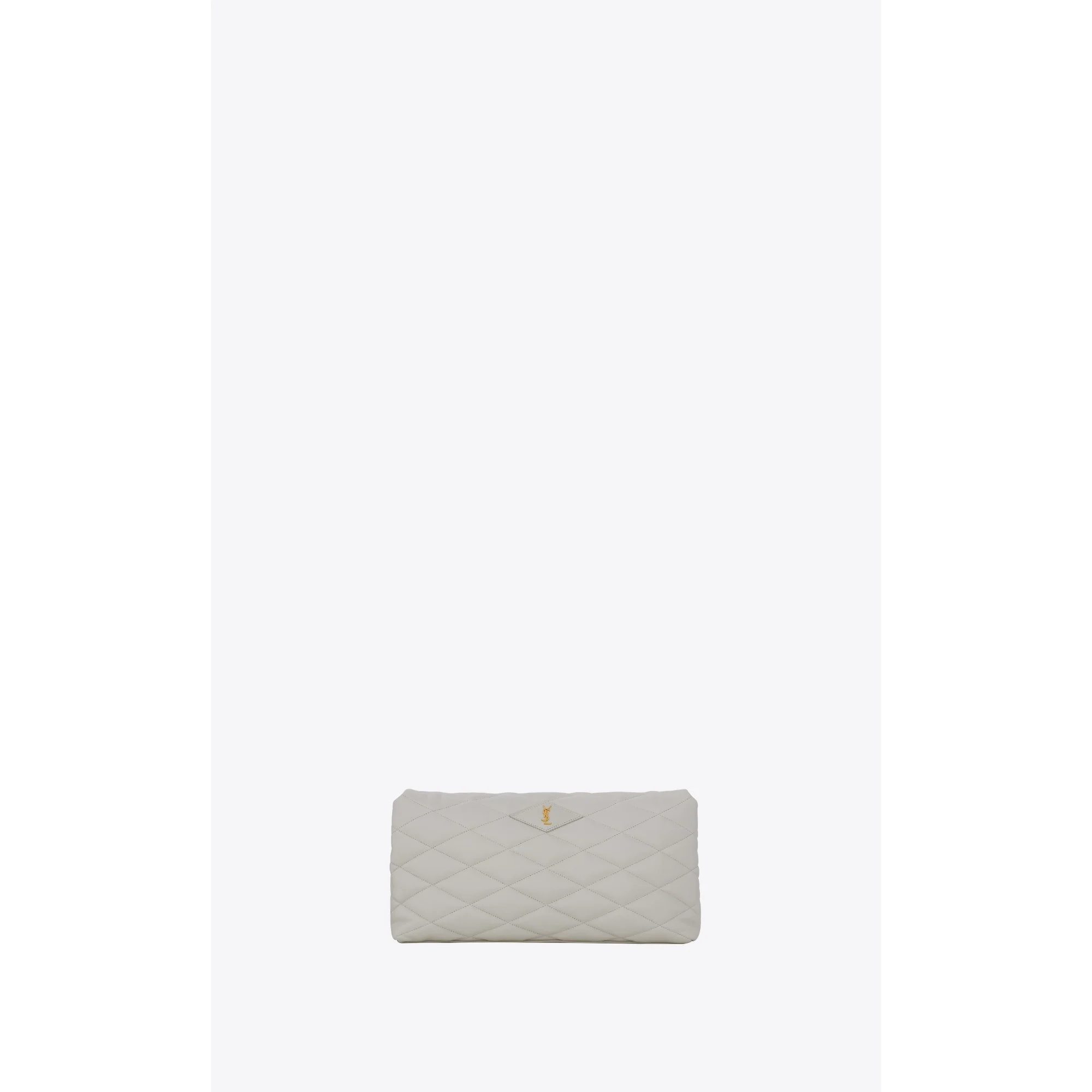 Large Sade Clutch - Crema Soft