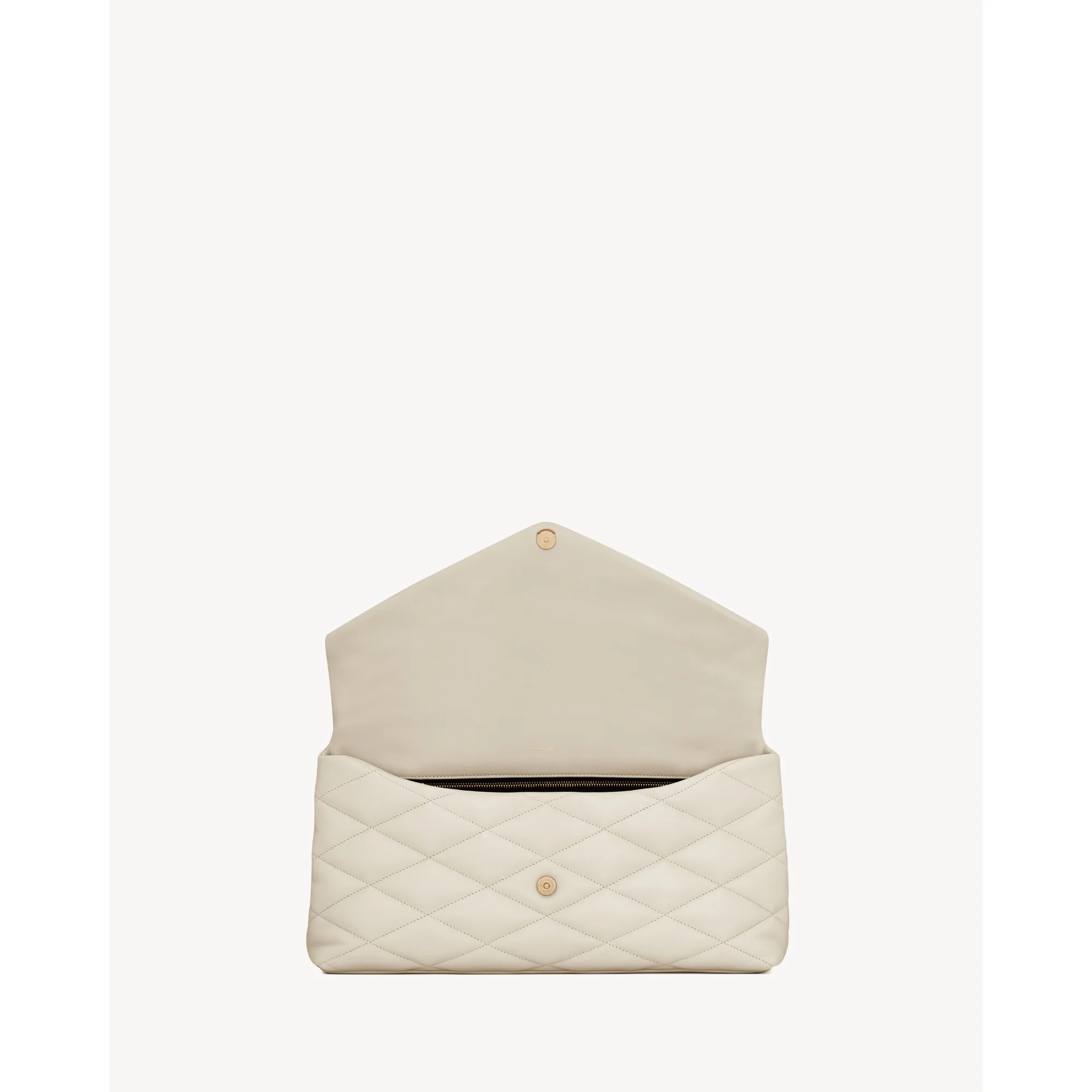 Large Sade Clutch - Crema Soft - Image 4