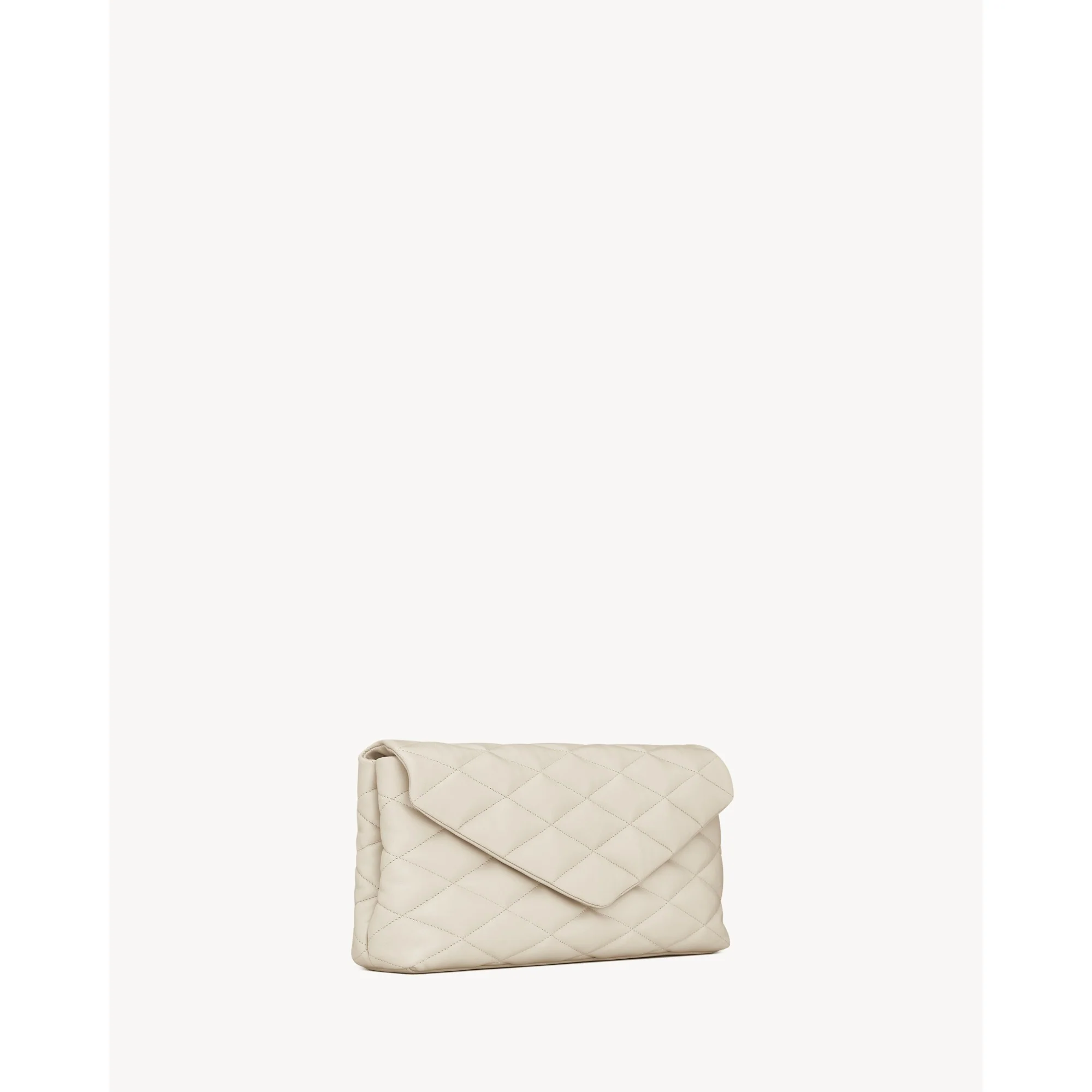 Large Sade Clutch - Crema Soft - Image 5