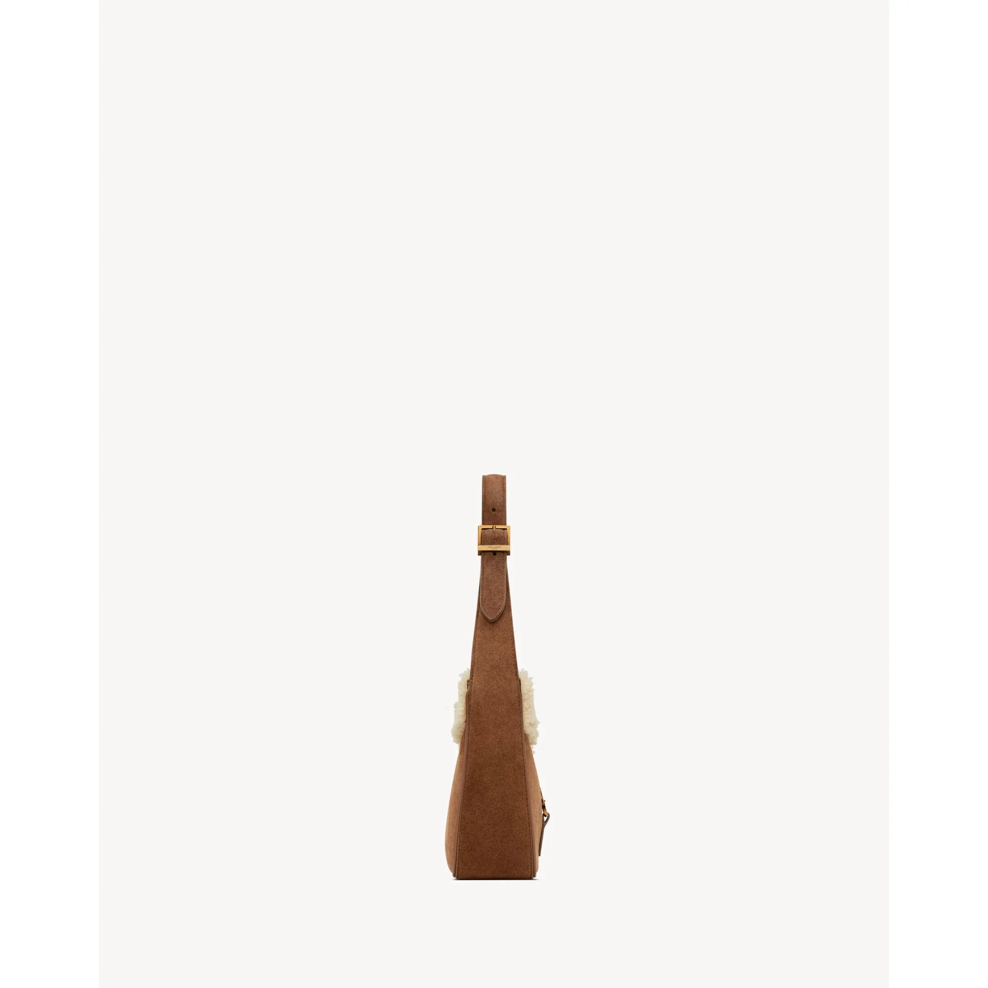 Le 5 A 7 Shoulder Bag - Dark Sigaro/Natural Beige - Image 3