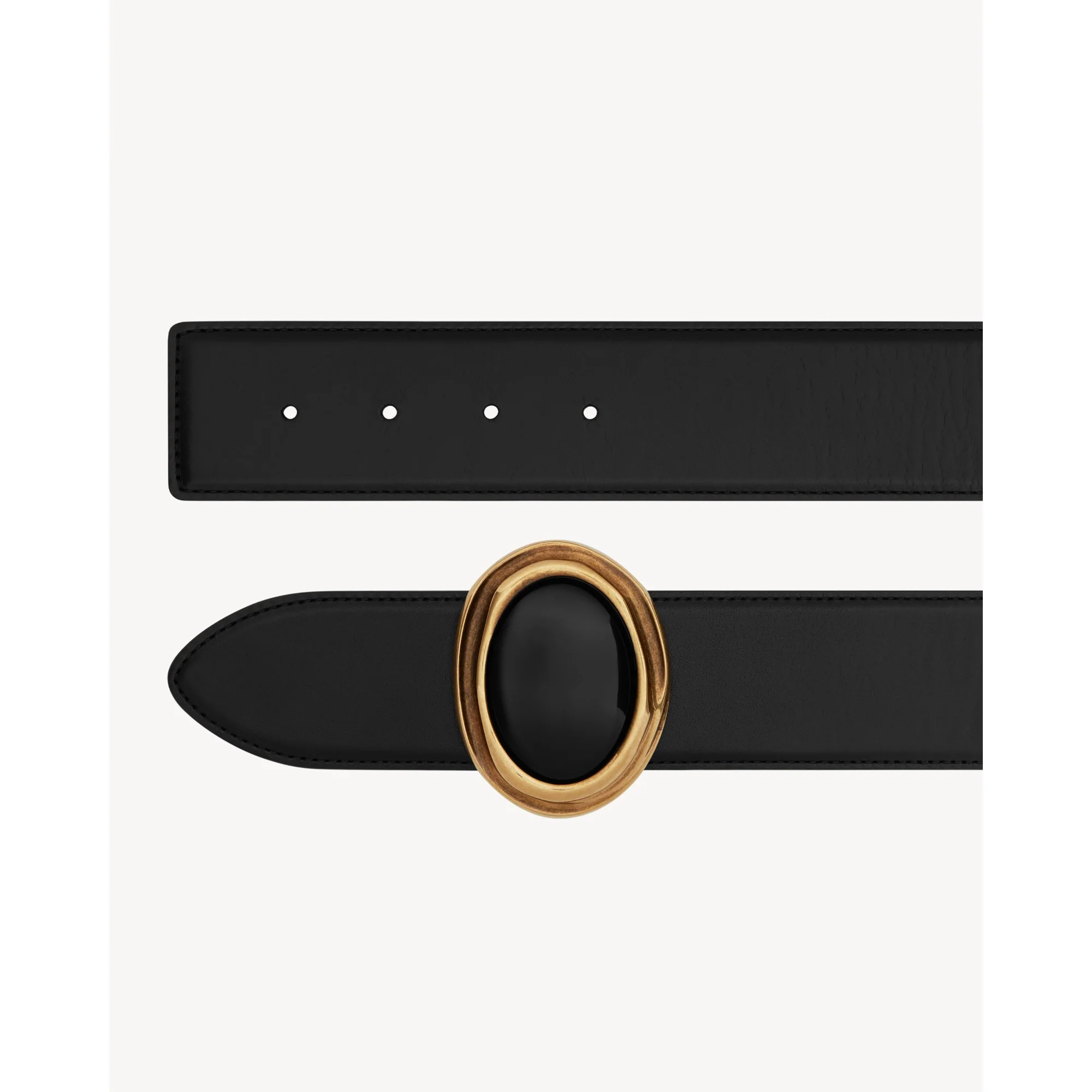 Ceinture Boucle Cabochon - Nero - Image 2
