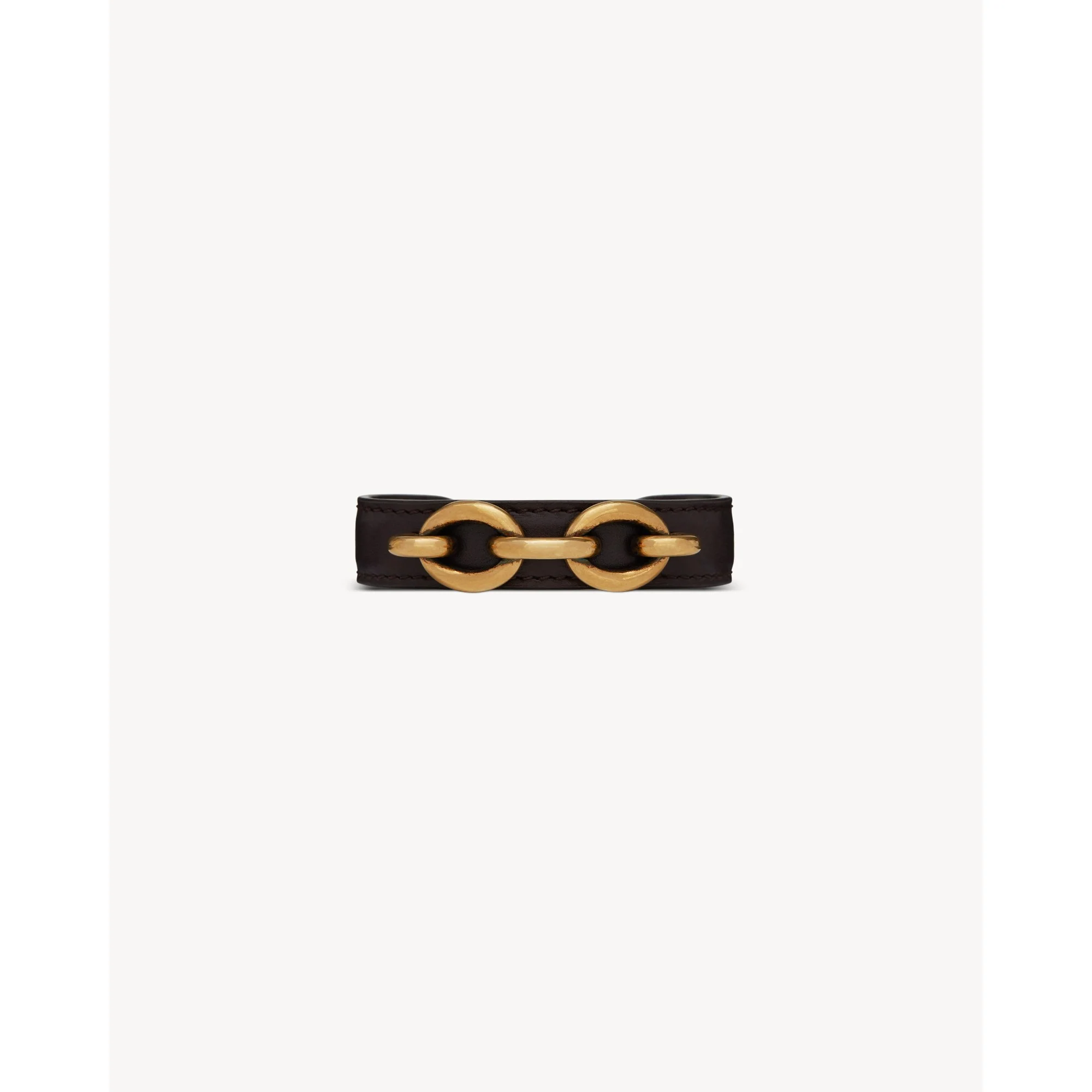 Maillon Open Rigid Bracelet - Nero