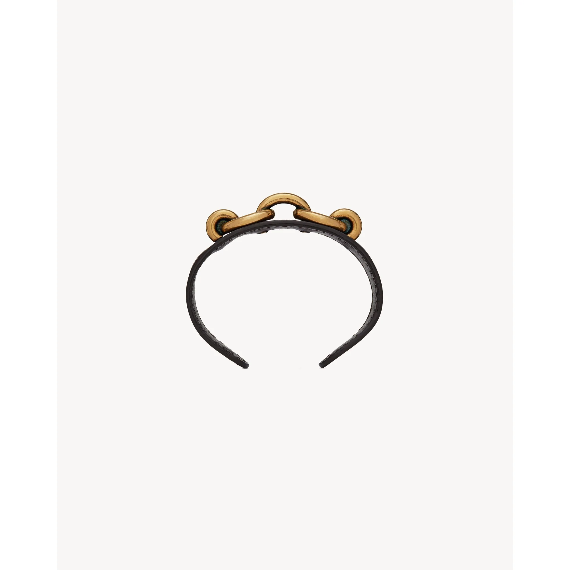 Maillon Open Rigid Bracelet - Nero - Image 3
