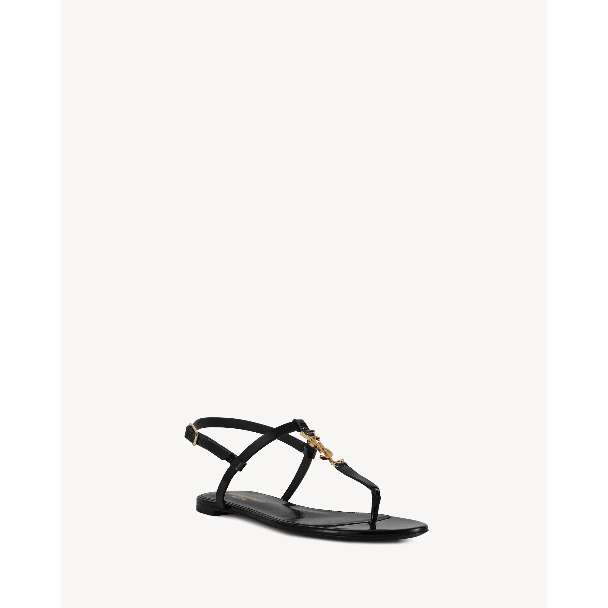 Cassandra Flat Sandals - Nero - Image 3
