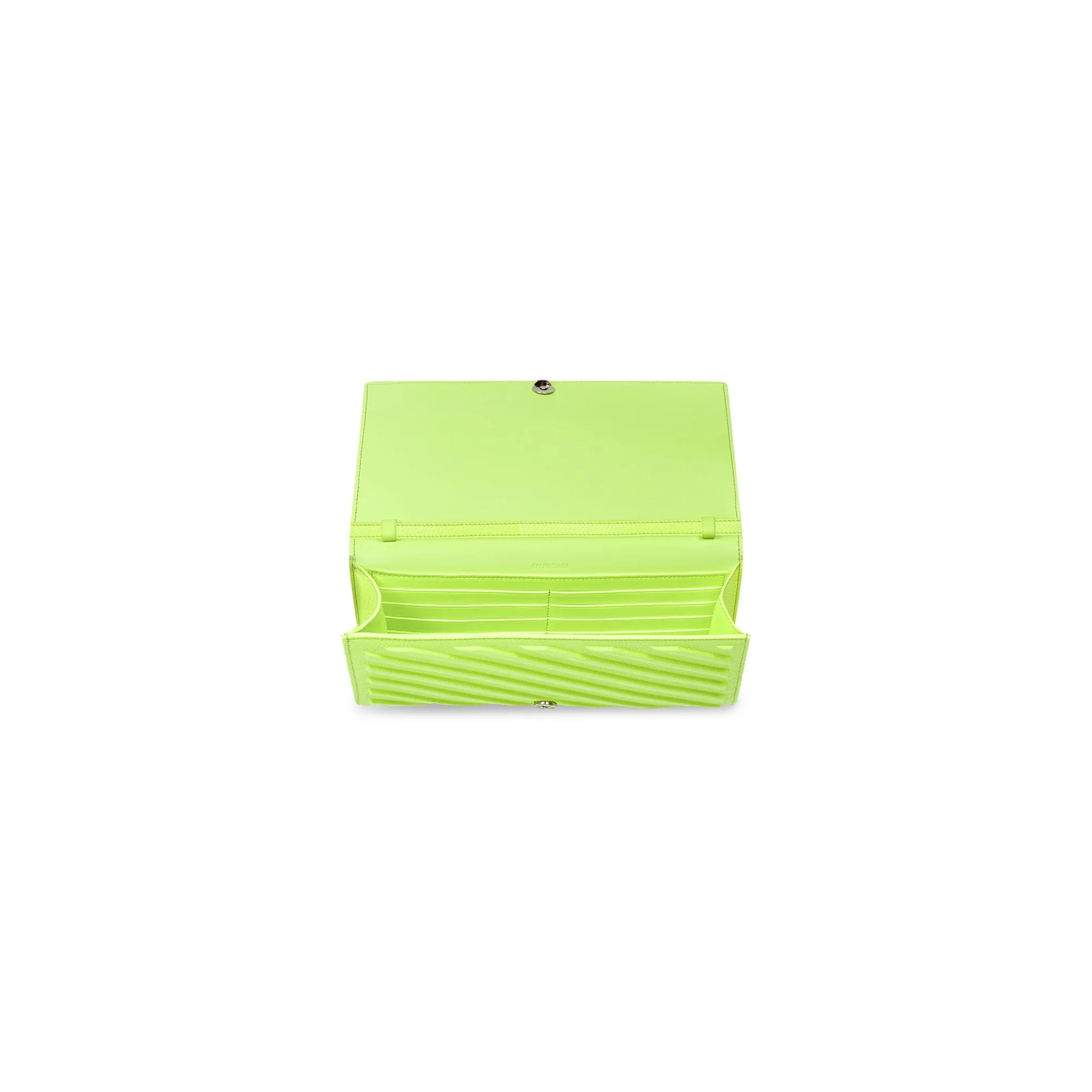 Car Hybrid Wallet W/Strap - Fluo Yellow - Image 3