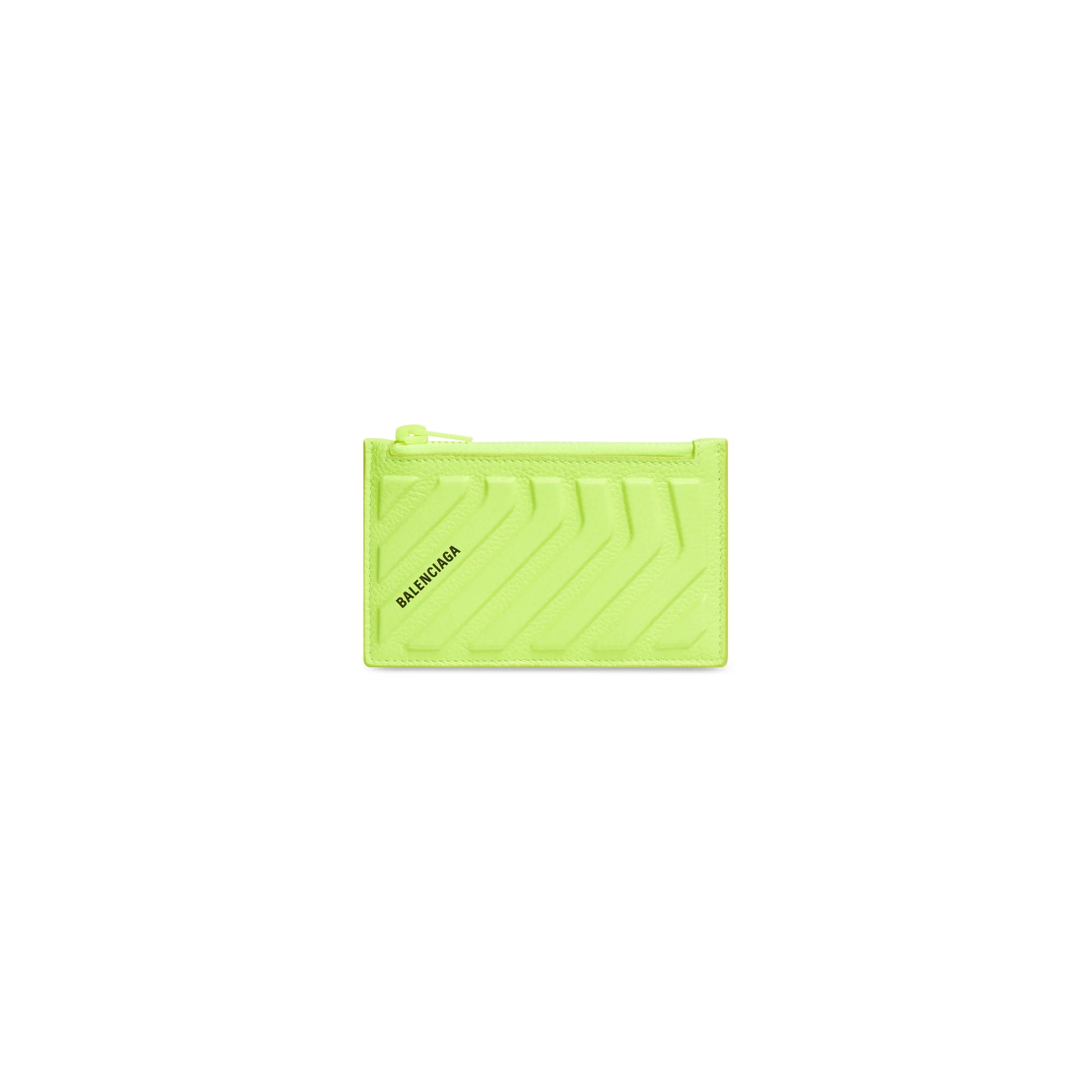 Car Long Coin & Card Holder - Fluo Yellow