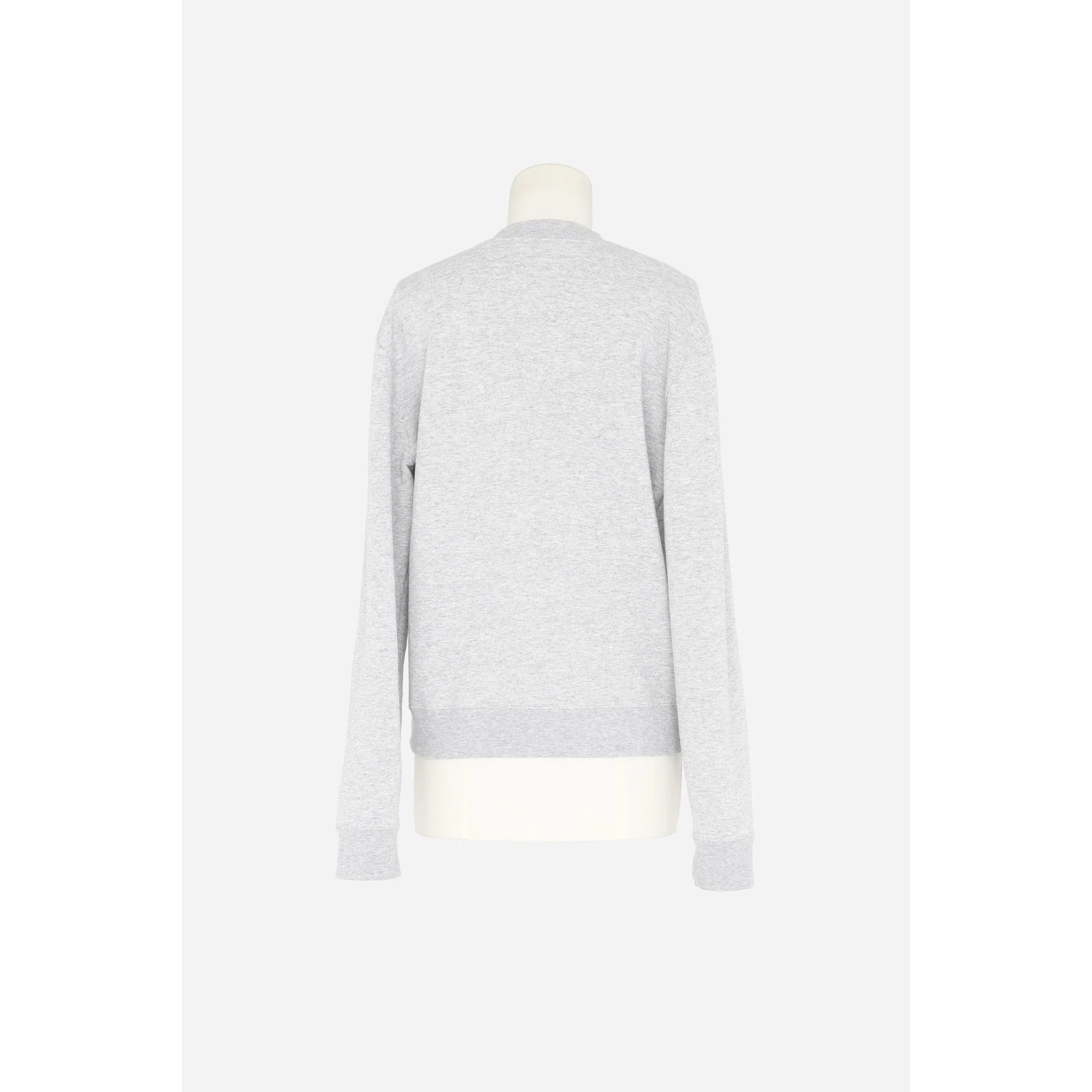 Sweat Round Collar Encolure Haute - Gris Chine - Image 2