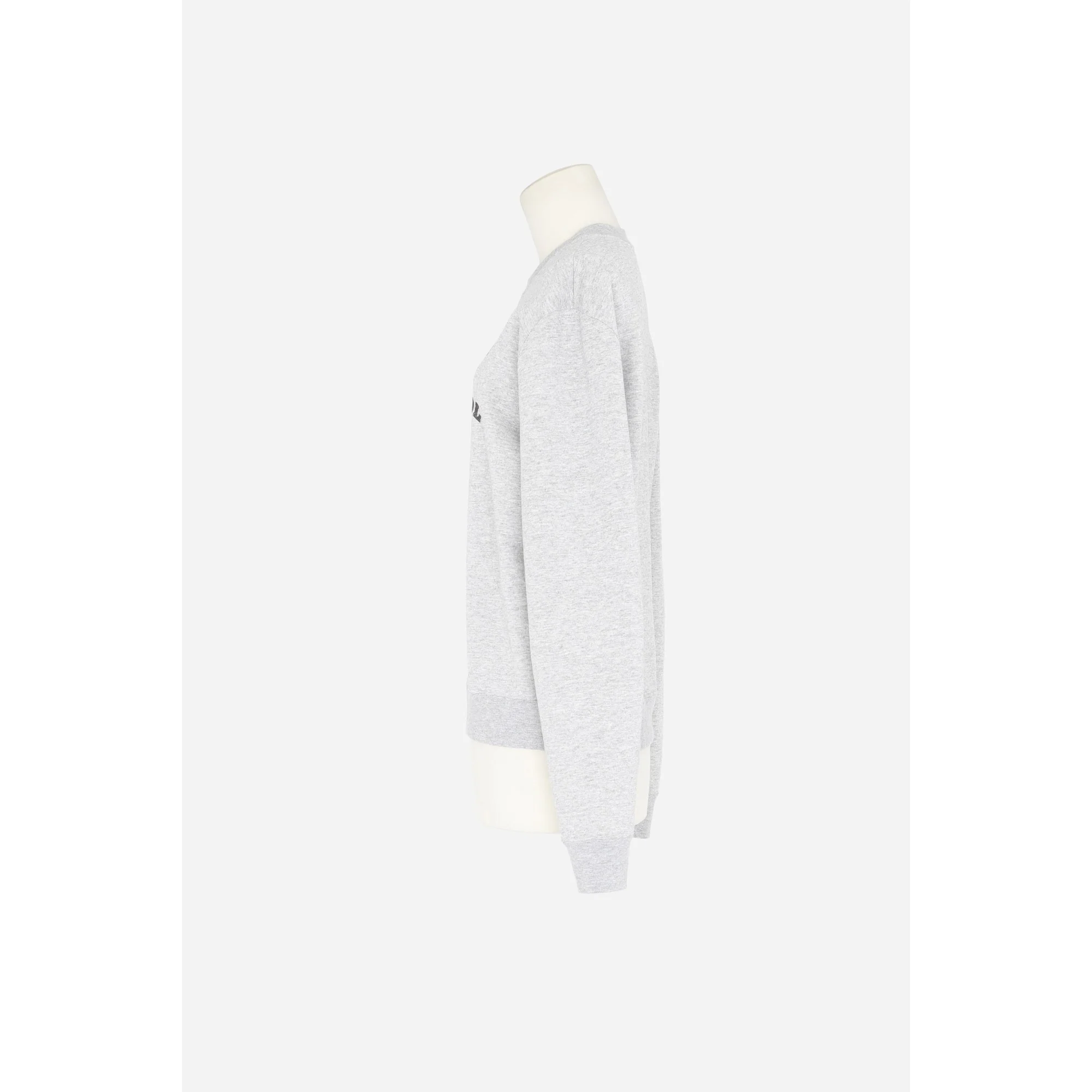 Sweat Round Collar Encolure Haute - Gris Chine - Image 3