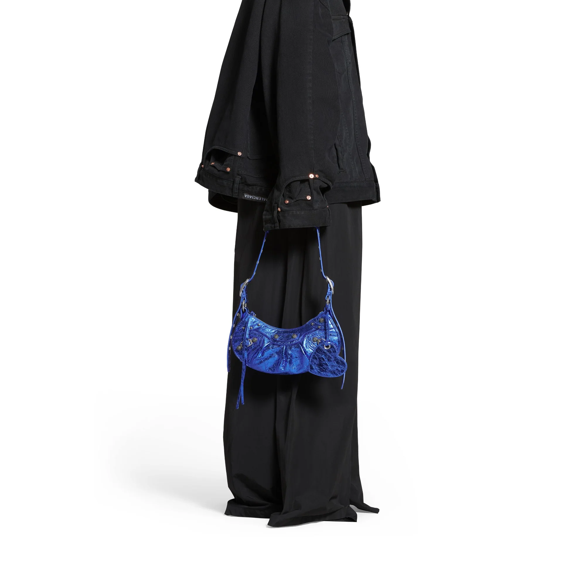 Le Cagole Shoulder Bag XS - Met Cobalt - Image 3