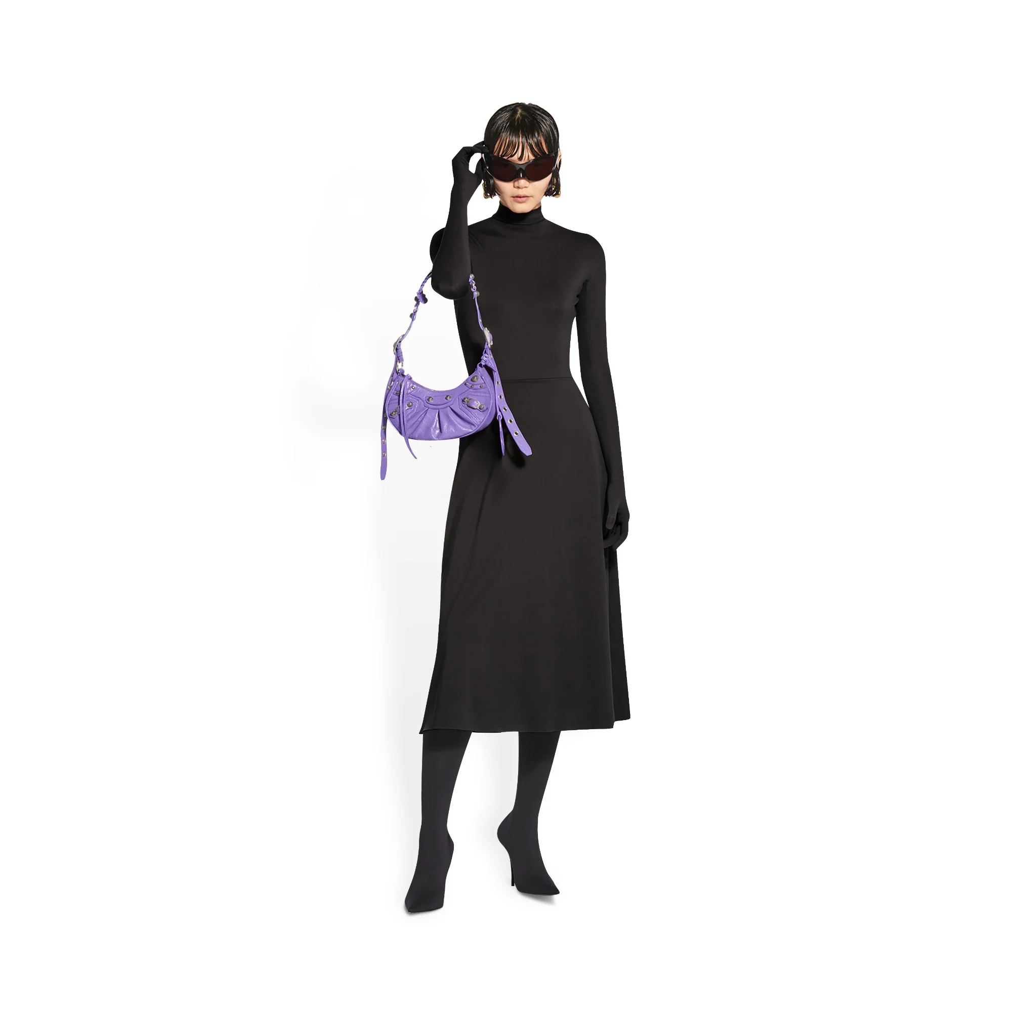 Le Cagole Shoulder Bag Xs - Purple - Image 5
