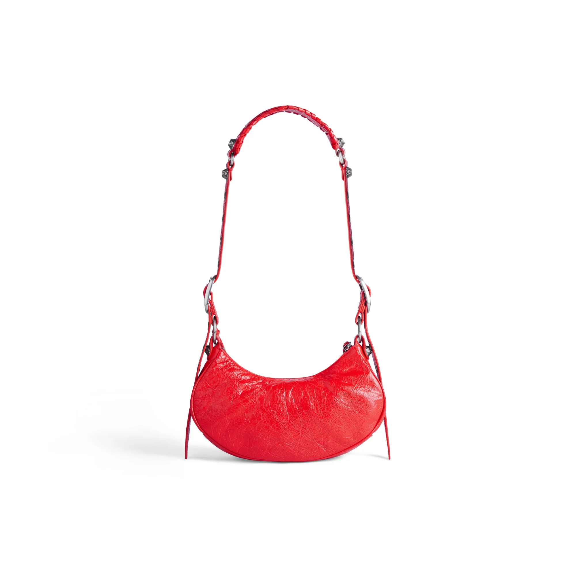 Le Cagole Shoulder Bag XS - Tomato Red - Image 2
