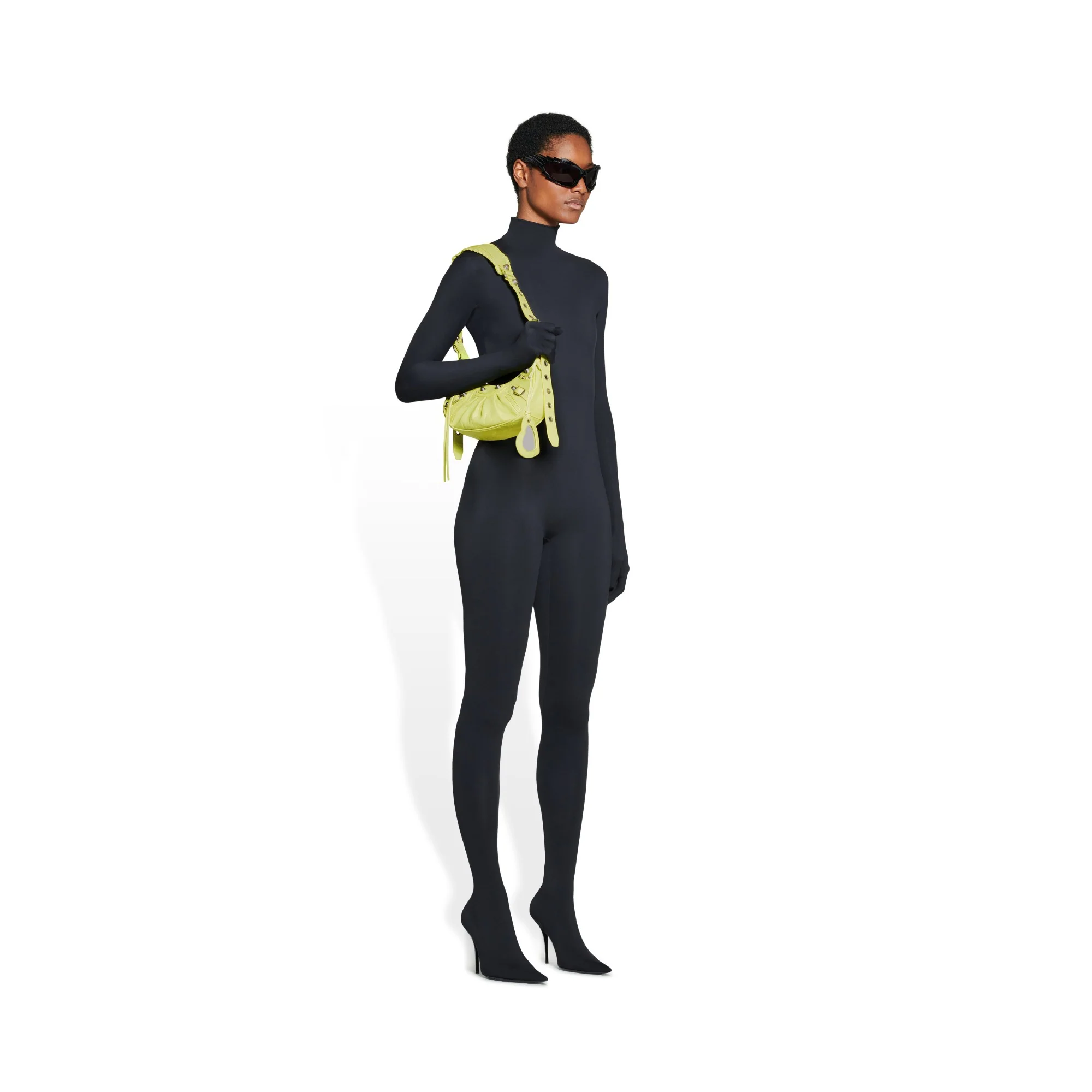 Le Cagole Shoulder Bag XS - Lime - Image 5