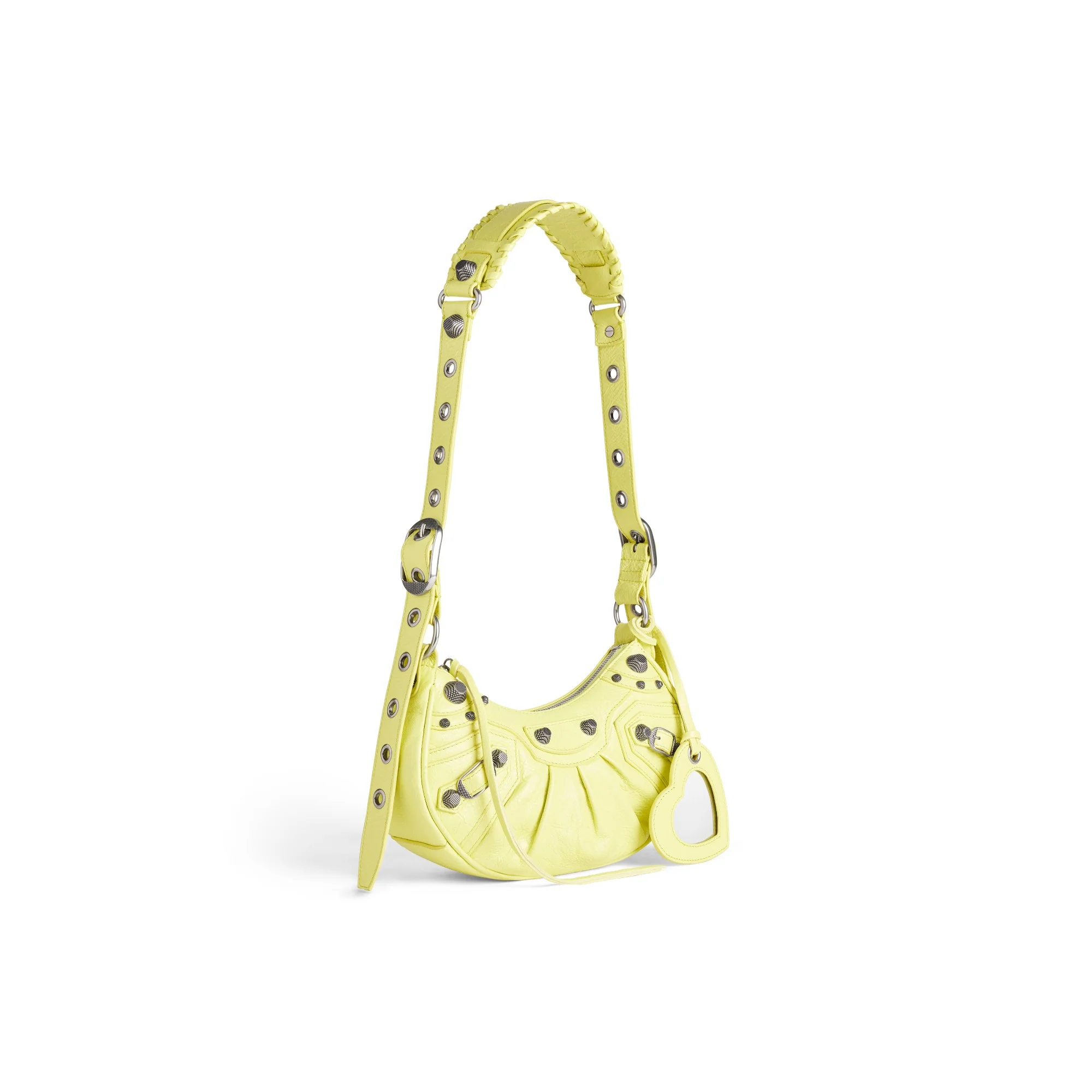 Le Cagole Shoulder Bag XS - Lime - Image 7