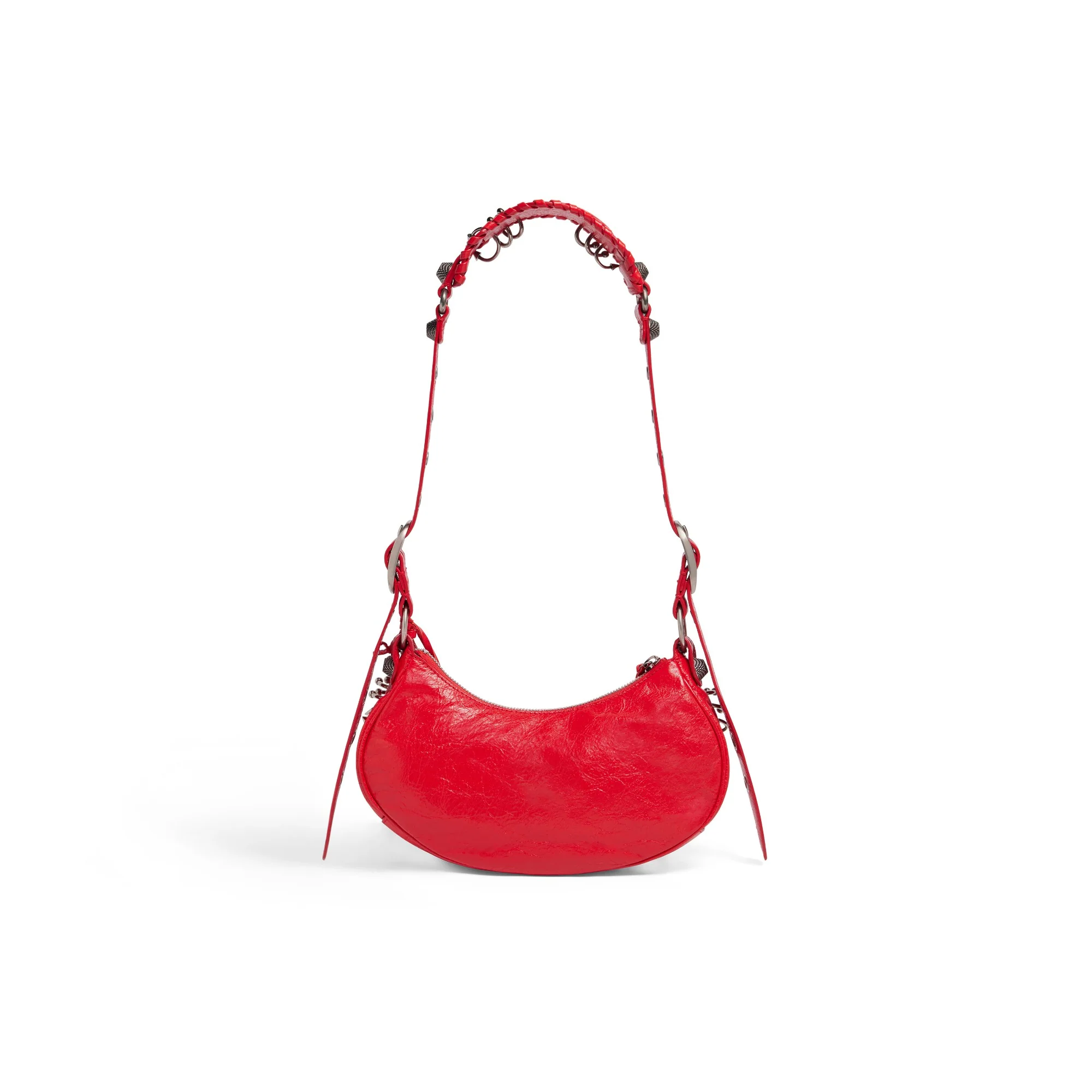 Le Cagole Shoulder Bag XS - Tomato Red - Image 2