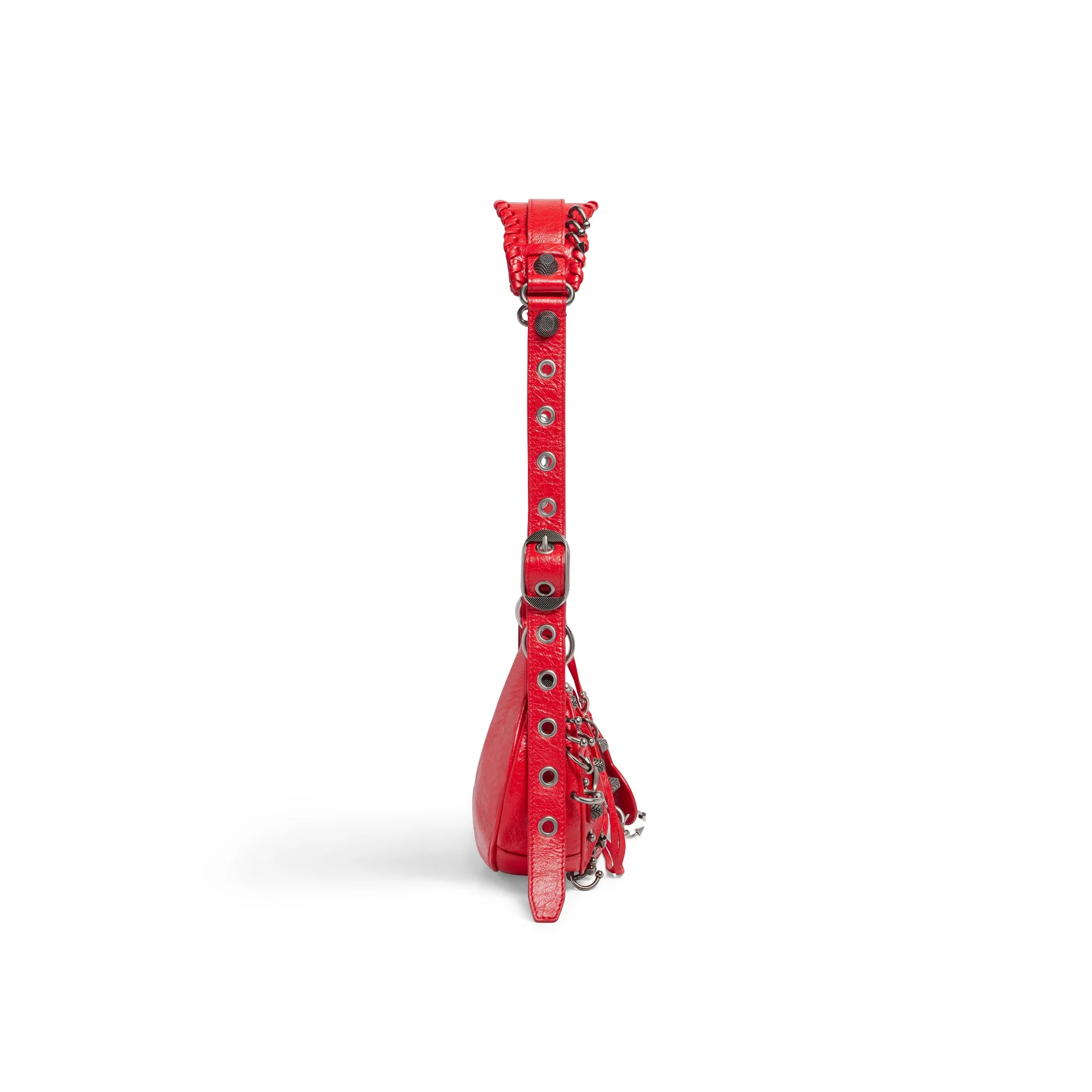 Le Cagole Shoulder Bag XS - Tomato Red - Image 4