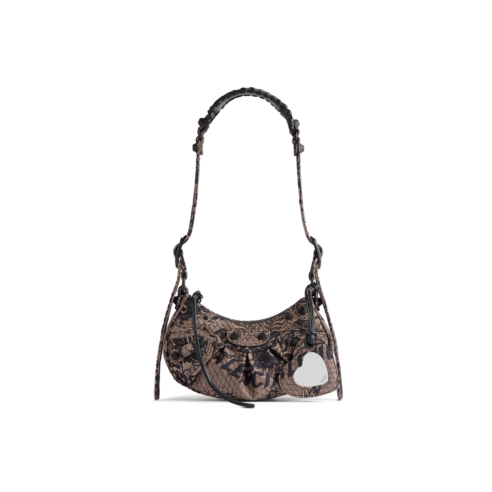 Le Cagole Shoulder Bag Xs - Black/Nude