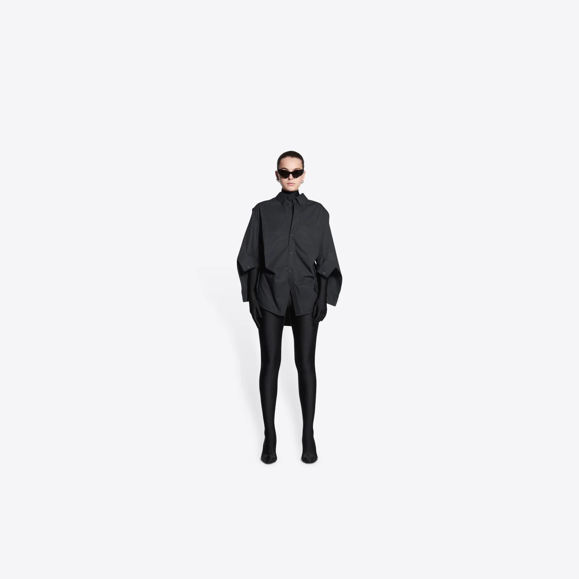Twisted Swing Shirt - Black - Image 3