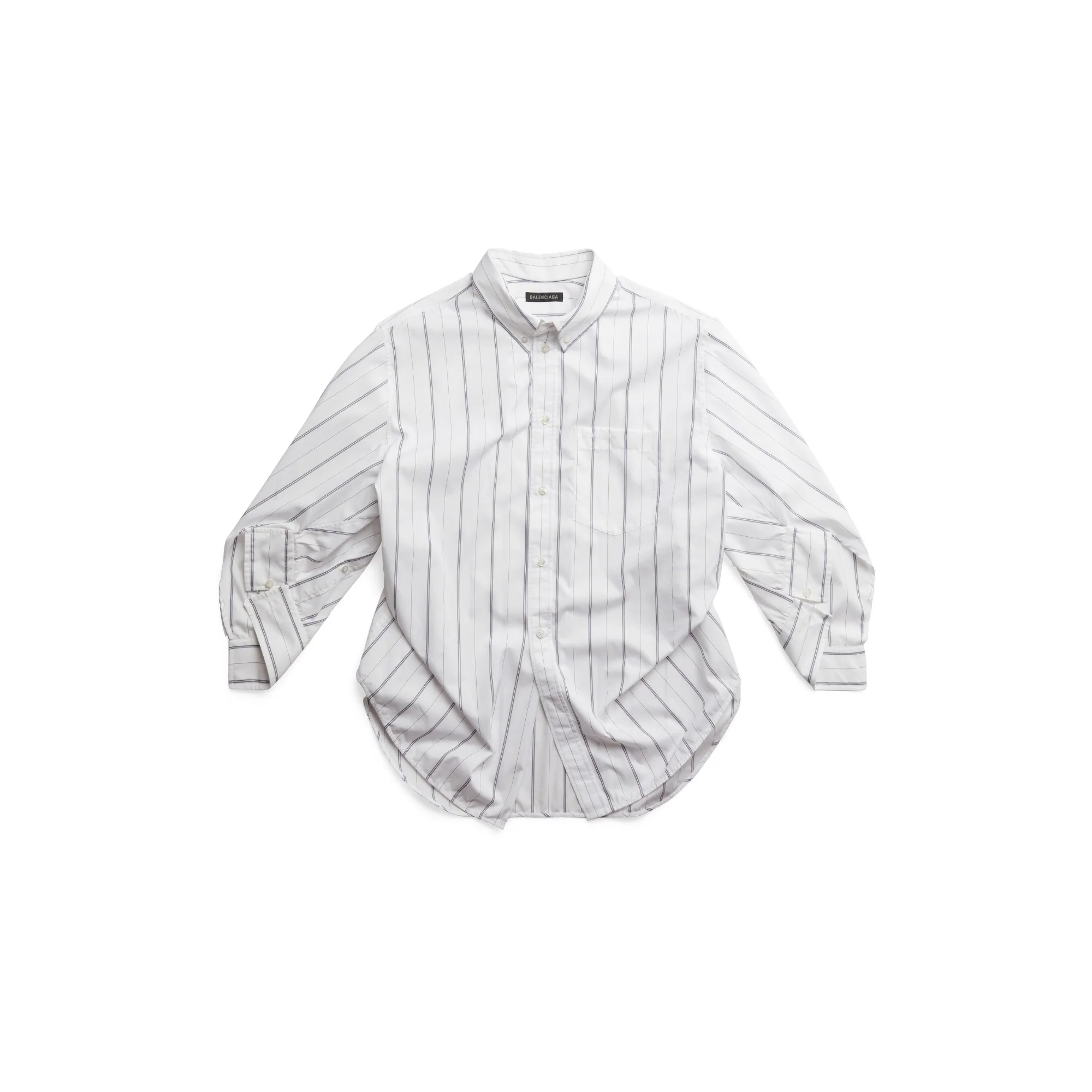 Swing Twisted Shirt - White/Navy