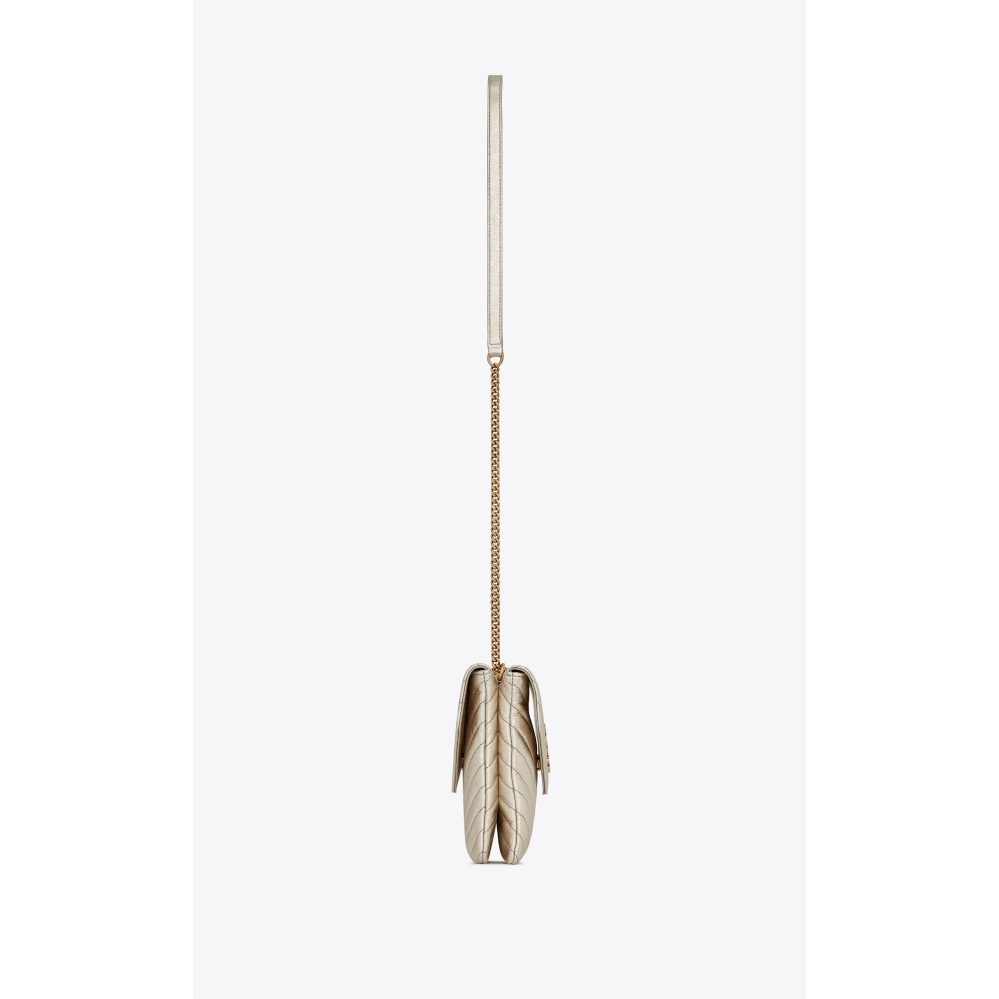 Double Flap Bag - Platino - Image 3